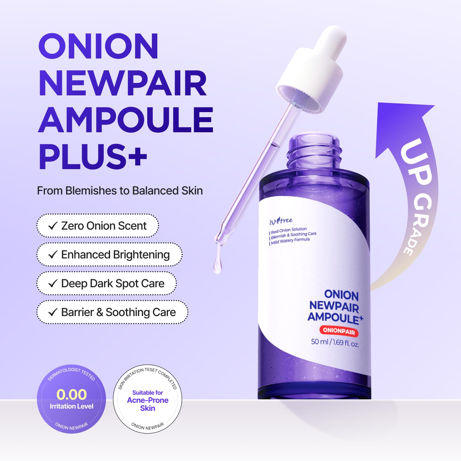 ISNTREE Onion Newpair Ampoule Plus 50ml 1.69 fl.oz – Uneven Skin Tone Care | Hydrating & Soothing