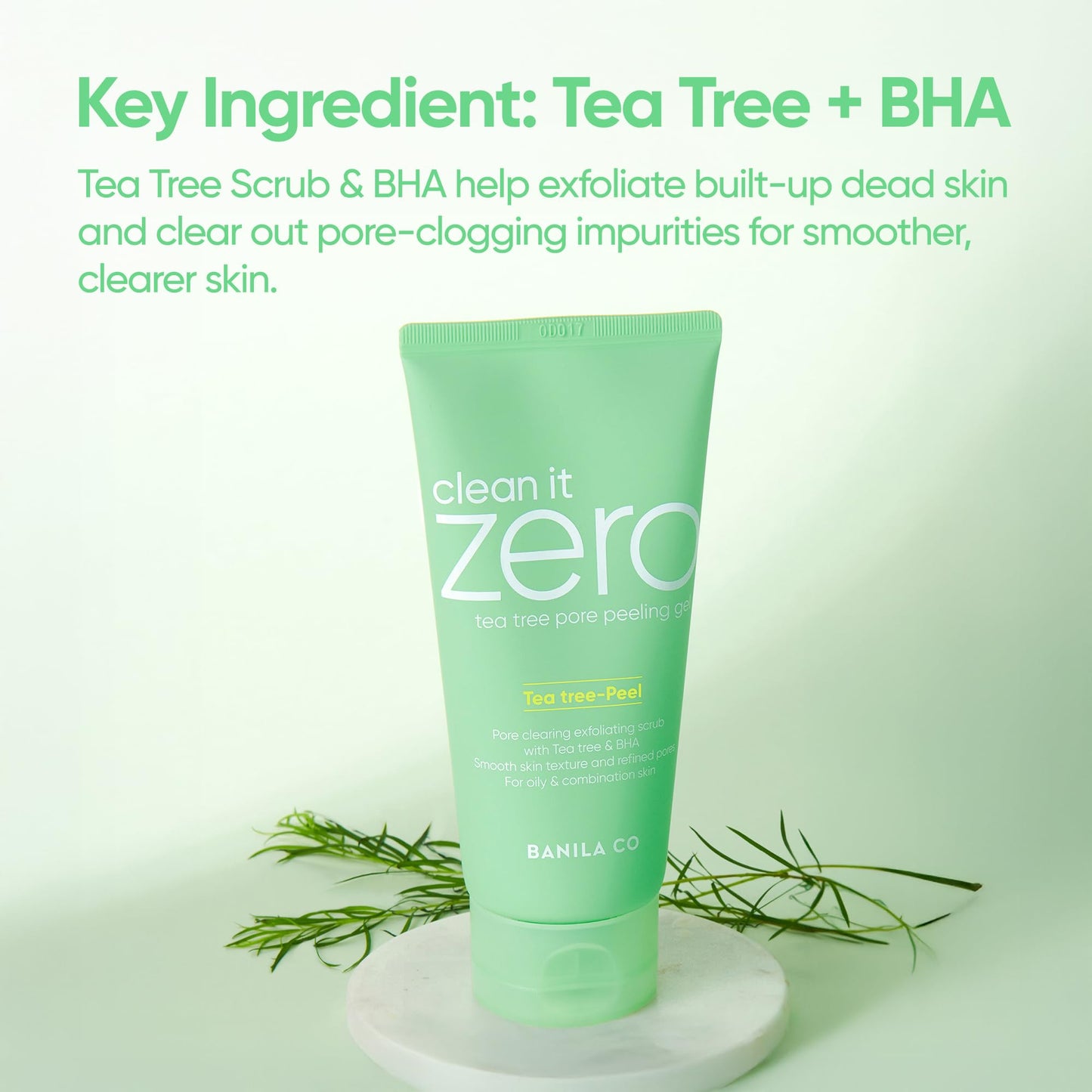 BANILA CO Clean It Zero Tea Tree Pore Peeling Gel - BHA Pore (4.05fl oz)