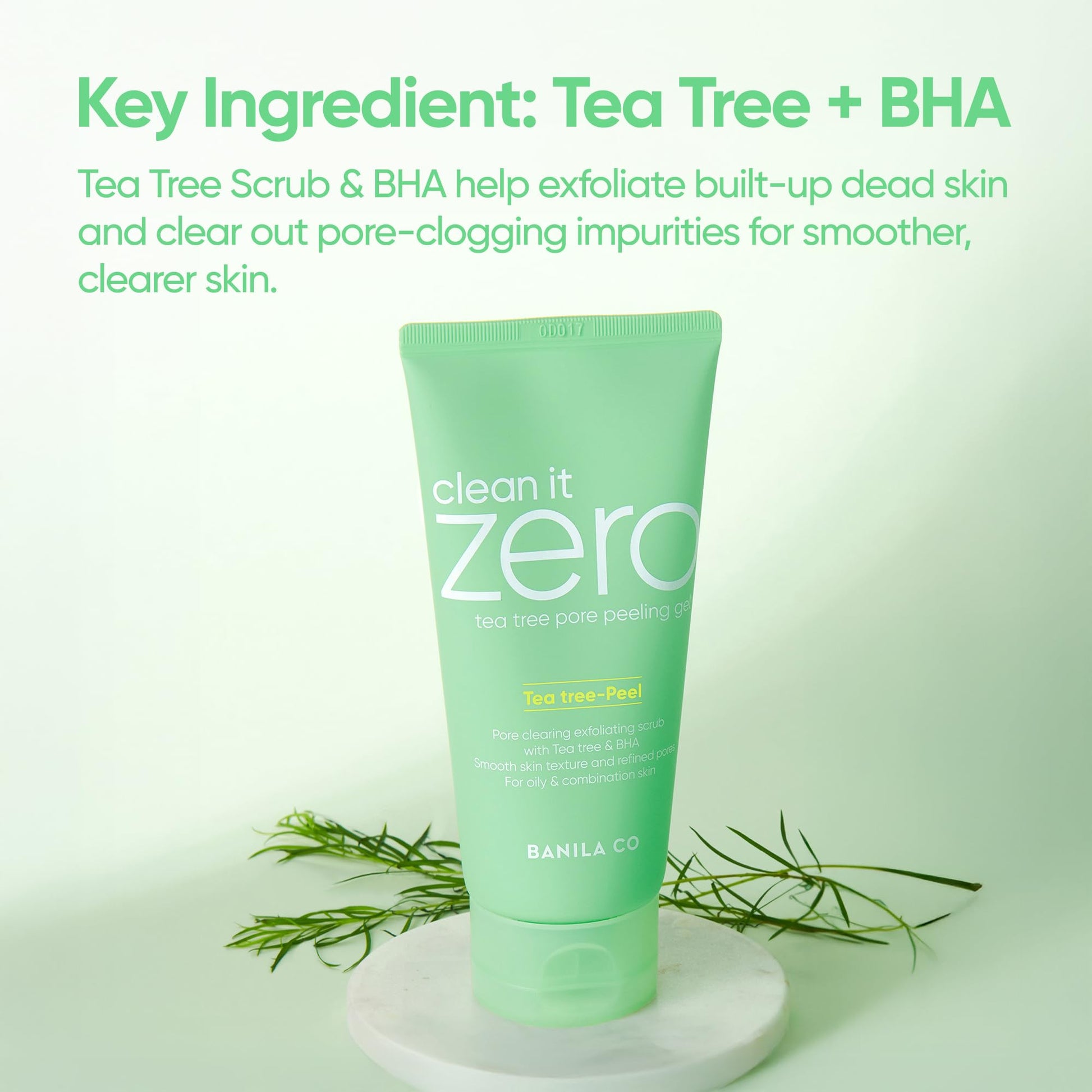 BANILA CO Clean It Zero Tea Tree Pore Peeling Gel - BHA Pore (4.05fl oz)