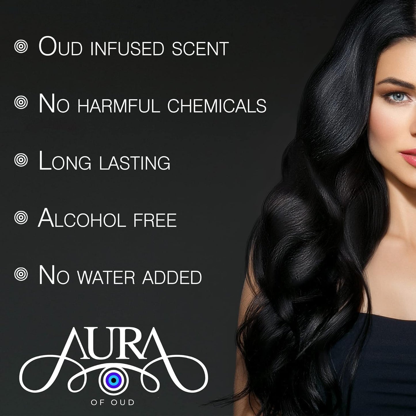 Hair Fragrance, Pure and Feminine Belle Rose Scent, 100% Pure, Alcohol-Free Perfume for Women, Musk and Rose Top Notes