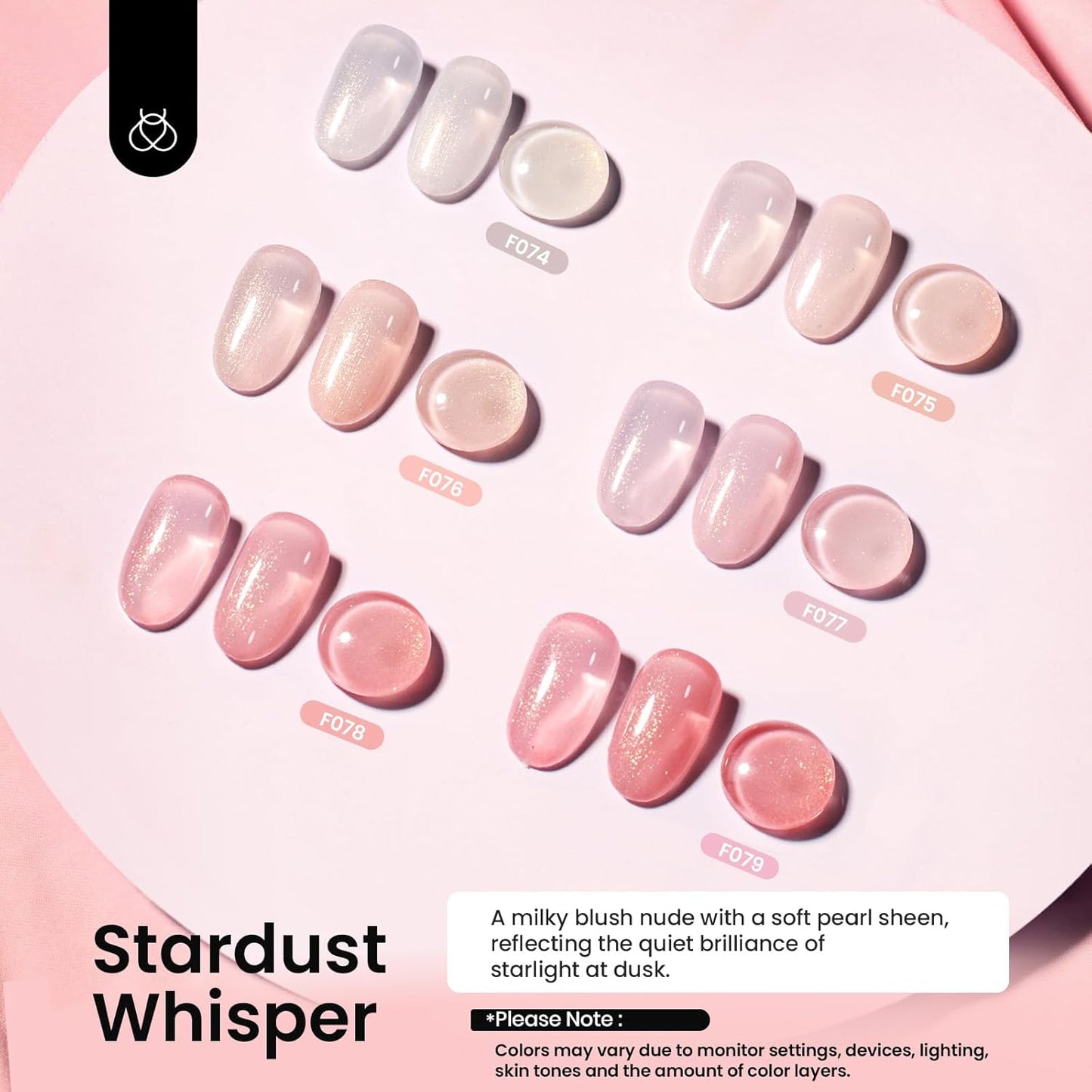 Beetles Rubber Base Gel Nail Polish – Glitter Nude Pink Builder Base Coat for Natural Nails, Nail Strengthening, Long-Lasting Soak Off UV LED Gel Gift for Women