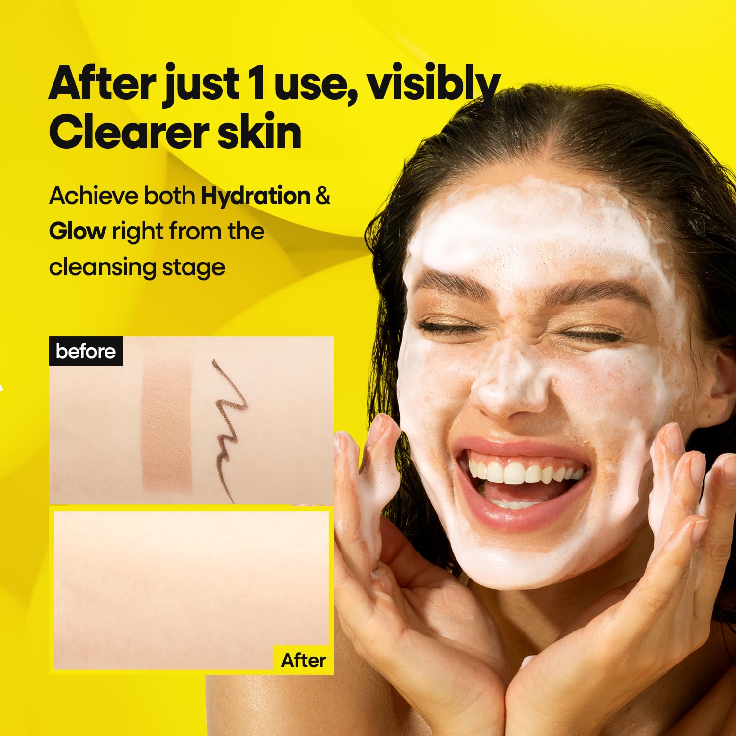 Nature Republic Vitapair C Glow Facial Cleanser | Mild Vitamin Face Wash, Hydrating, Refreshes
