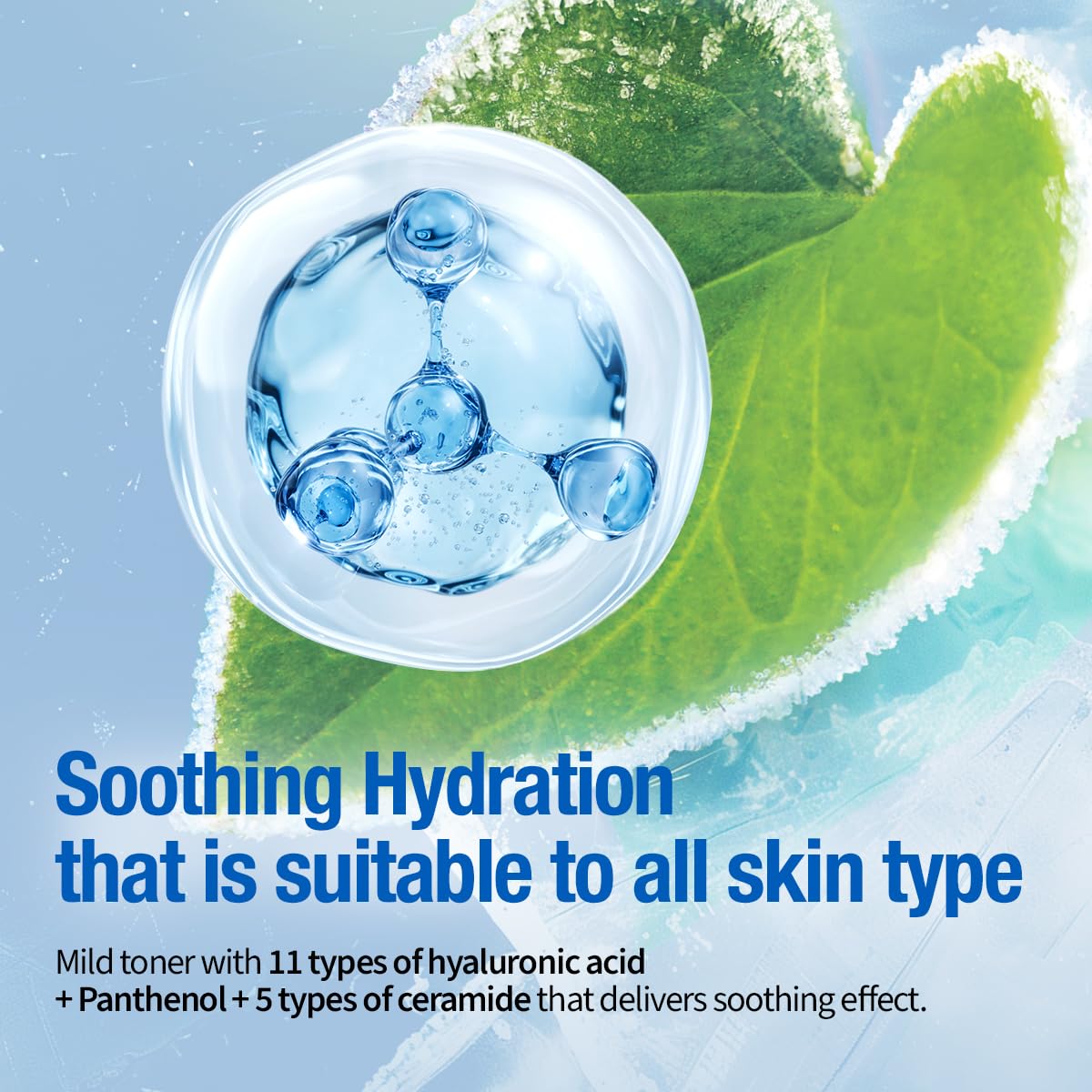 GOODAL Heartleaf Hyaluron Soothing Toner - Trouble Care, Soothing, Moisturizing, Hydrating, Calming