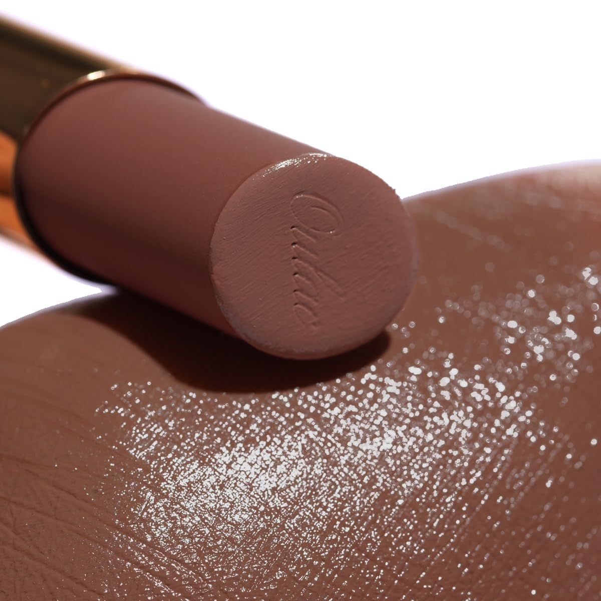 Oulac Color Rich Satin Lipstick - Greyish Brown Full Coverage Lip Color, Creamy Silky-Smooth, Moisturizing, Satin Matte Finish, Infused With Shea Butter, Vegan & Clean Beauty, 4g, SG12 Boundless