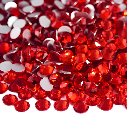 Flatback Rhinestones Round Gems for Nails Art and Crafts 620Pcs SS30 6mm Glitter Crystals Stone DIY
