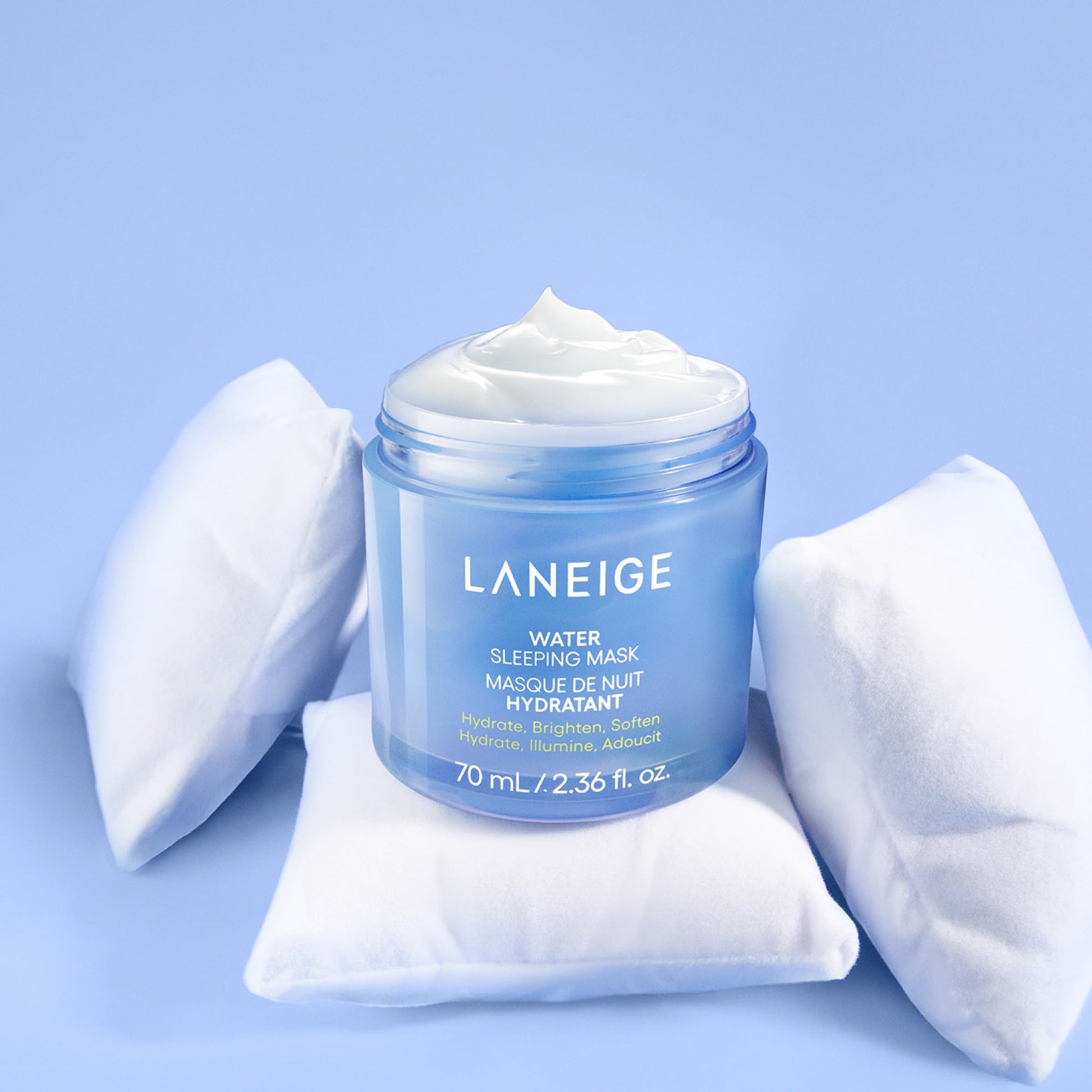 LANEIGE Water Sleeping Mask: Hydrating Korean Overnight Face Mask with Hyaluronic Acid Blend &