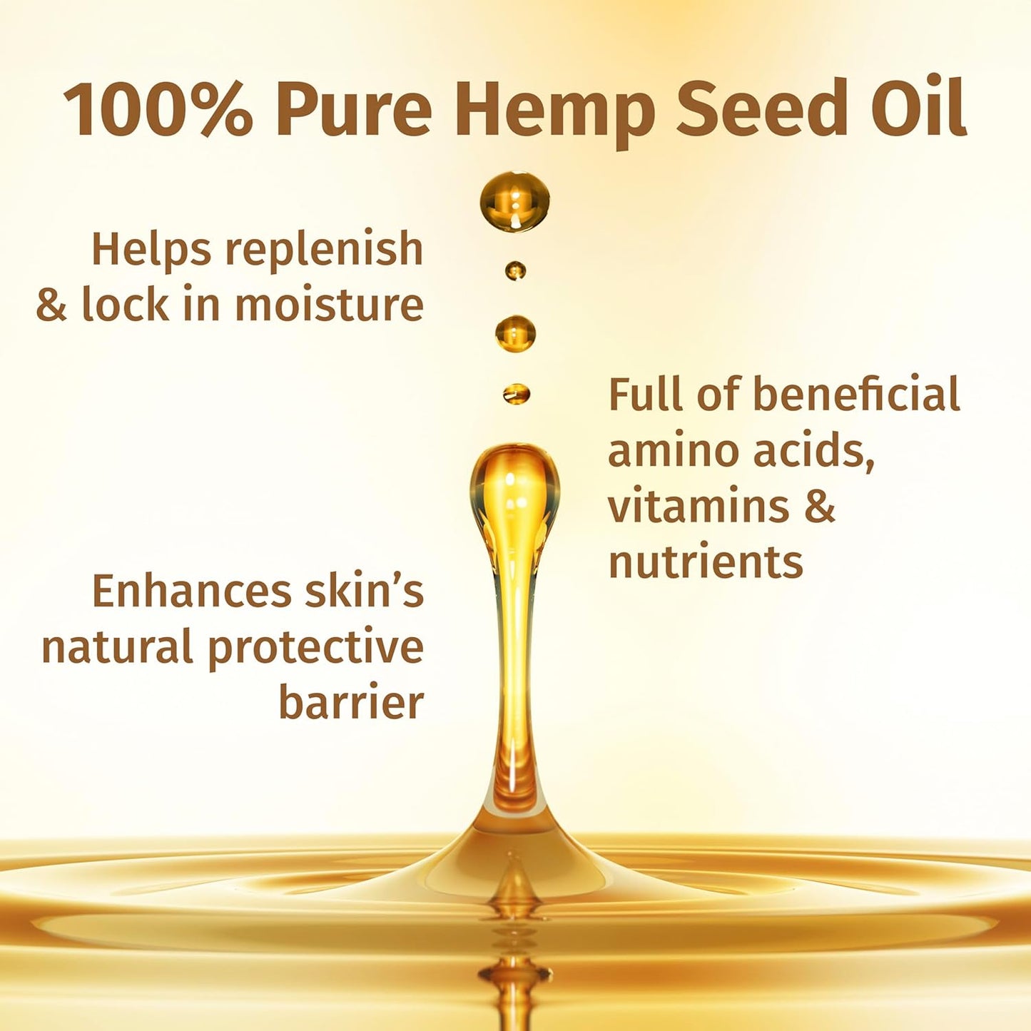 HEMPZ Triple Moisture Fresh Citrus Herbal Hydrating Multi-Purpose Body Oil for Face or Body - Moisturizing Bath, Shower, or Shaving Oil for Dry or Sensitive Skin for Women & Men, 6.76 Oz