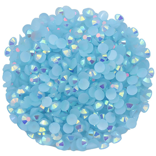 4500 Pcs SS12 3mm AB Flatback Rhinestones for Nails Art Crafts Glitter Round Shine Gems Crystals