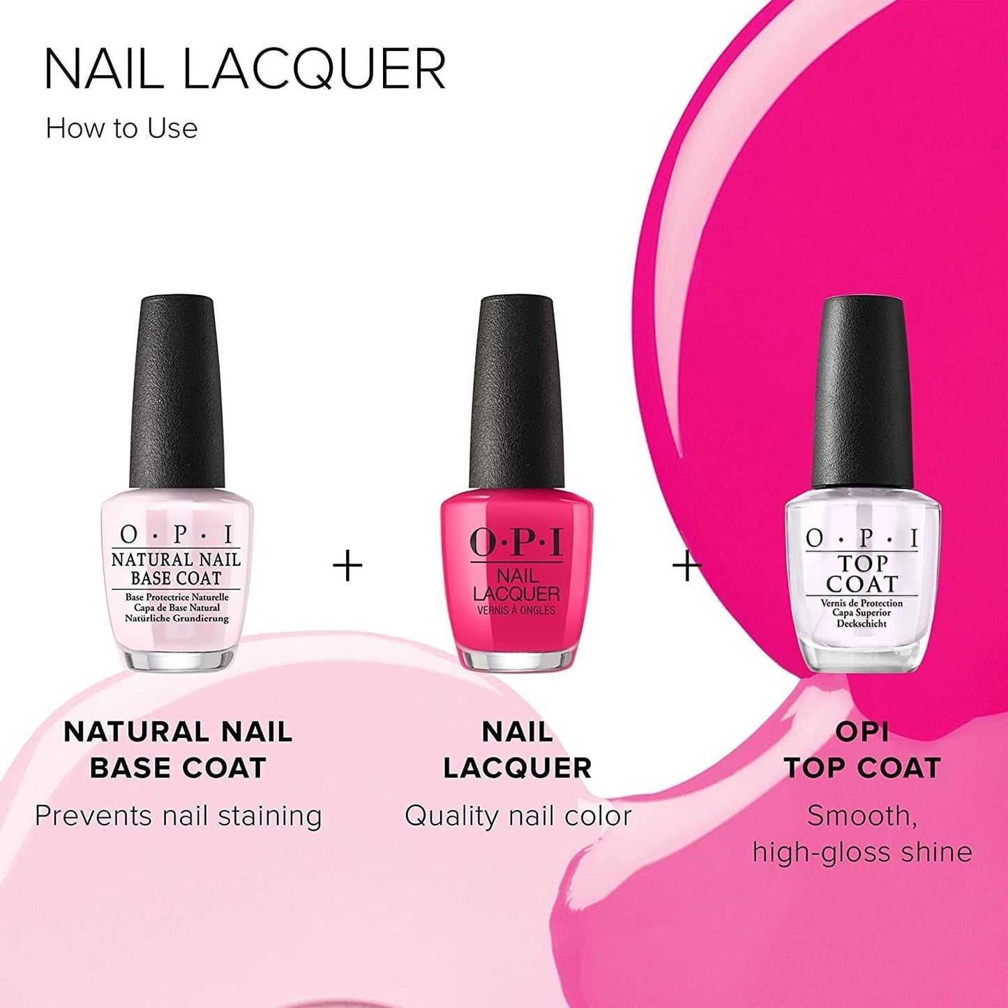 OPI Nail Lacquer ElePhantastic Pink | Opaque Bright Pink Nail Polish