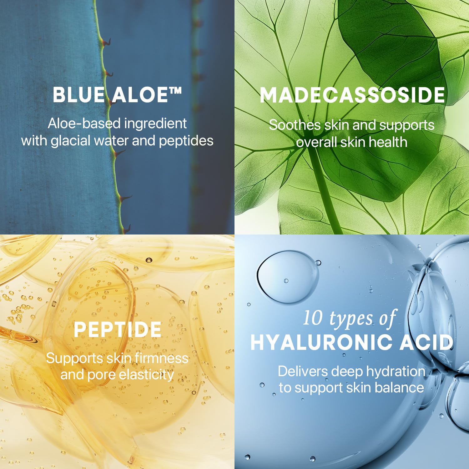 Nature Republic Blue Aloe Calming Pore Gel Mist | Cooling & Soothing Spray Serum, Deep Hydration