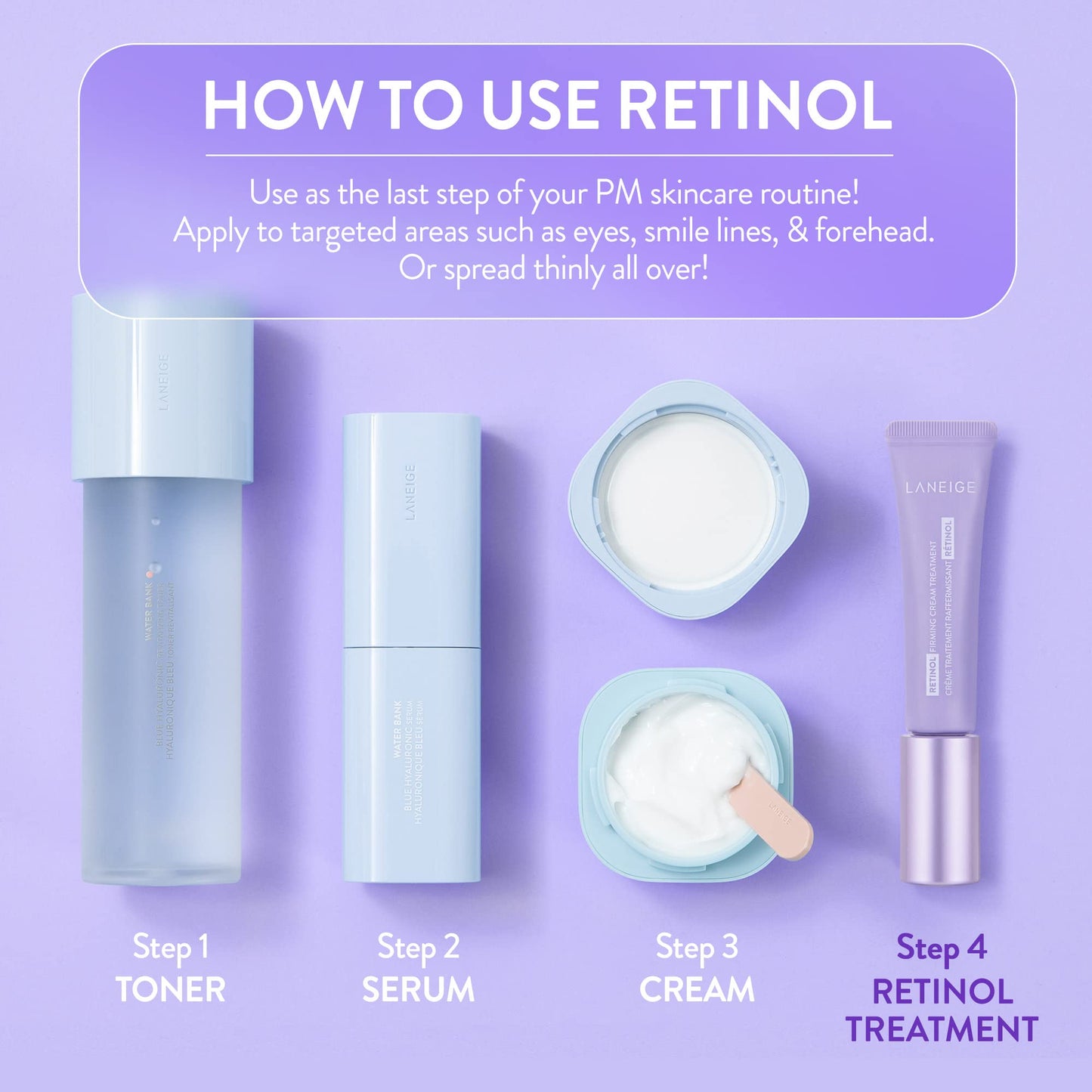 LANEIGE Retinol Firming Cream Treatment: Anti-Aging Moisturizer to Visibly Firm Skin & Smooth Fine