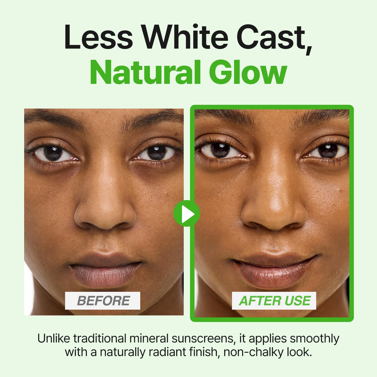GOODAL Heartleaf Soothing Zinc 100 Mineral Sunscreen SPF 50, Zinc Oxide Korean Face Sunscreen for
