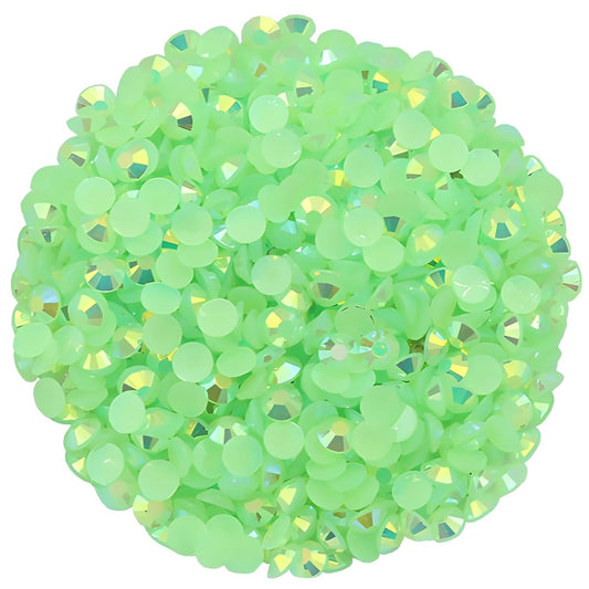 4500 Pcs SS6 2mm AB Flatback Rhinestones for Nails Art Crafts Glitter Round Shine Gems Crystals DIY
