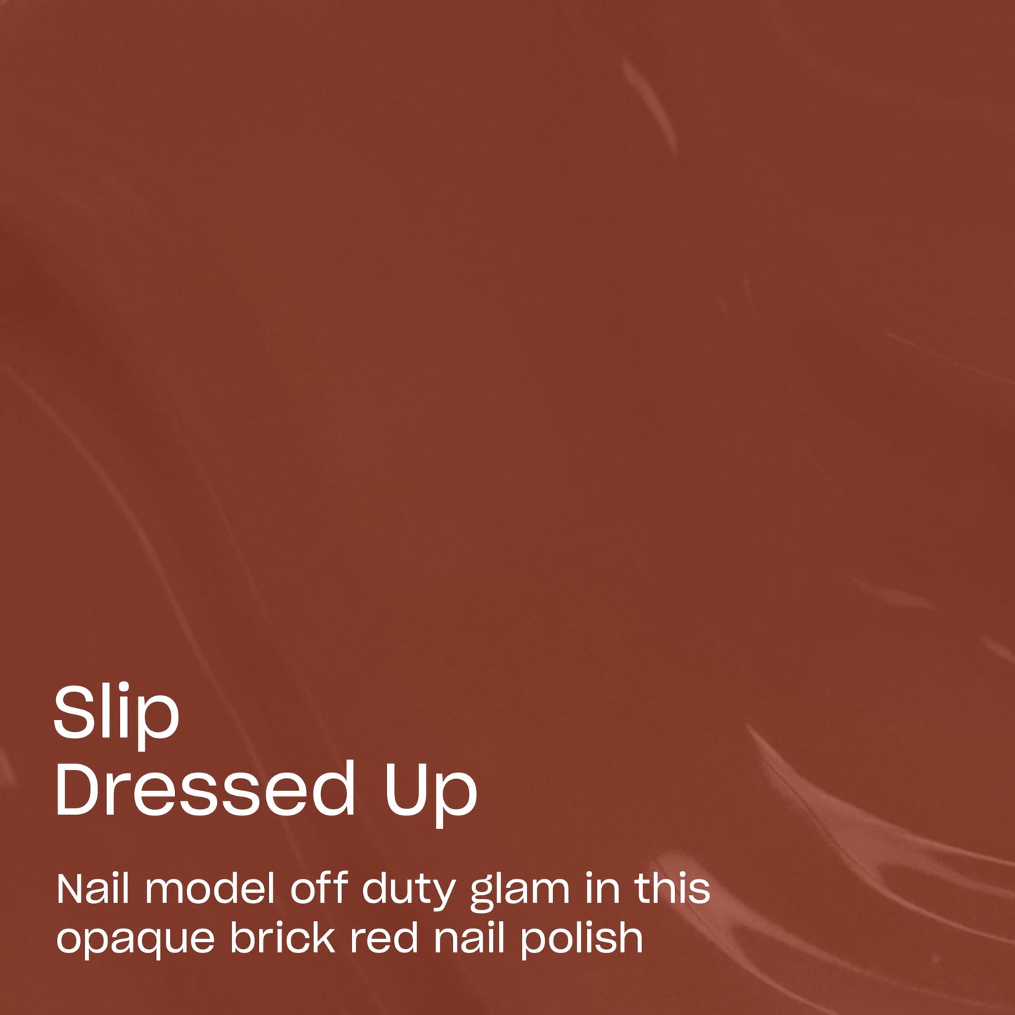 OPI Nail Lacquer Slip Dressed Up | Opaque Dark Red Brown Nail Polish