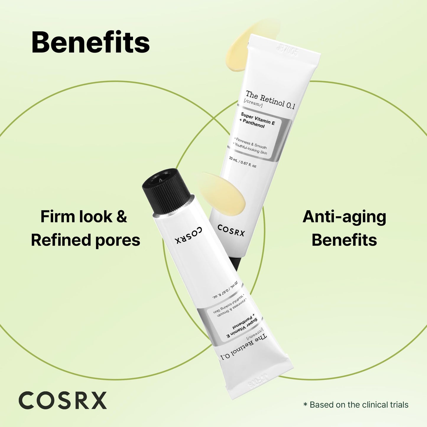COSRX Retinol 0.1% Cream, Anti-Aging Eye & Neck Cream (0.67 fl.oz)