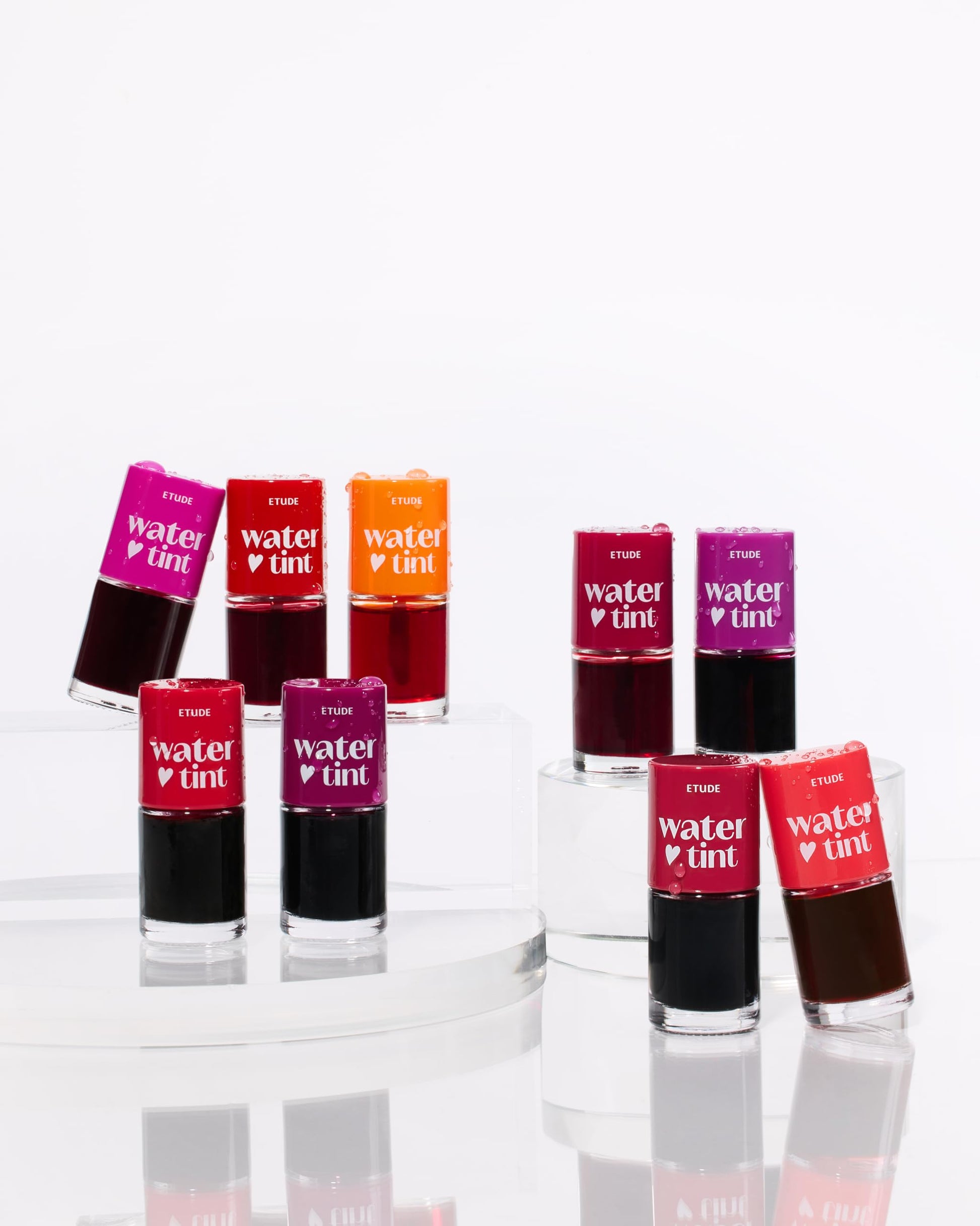 ETUDE Dear Darling Water Tint 3 Color Lip and Cheek Stain Set, 9g x 3