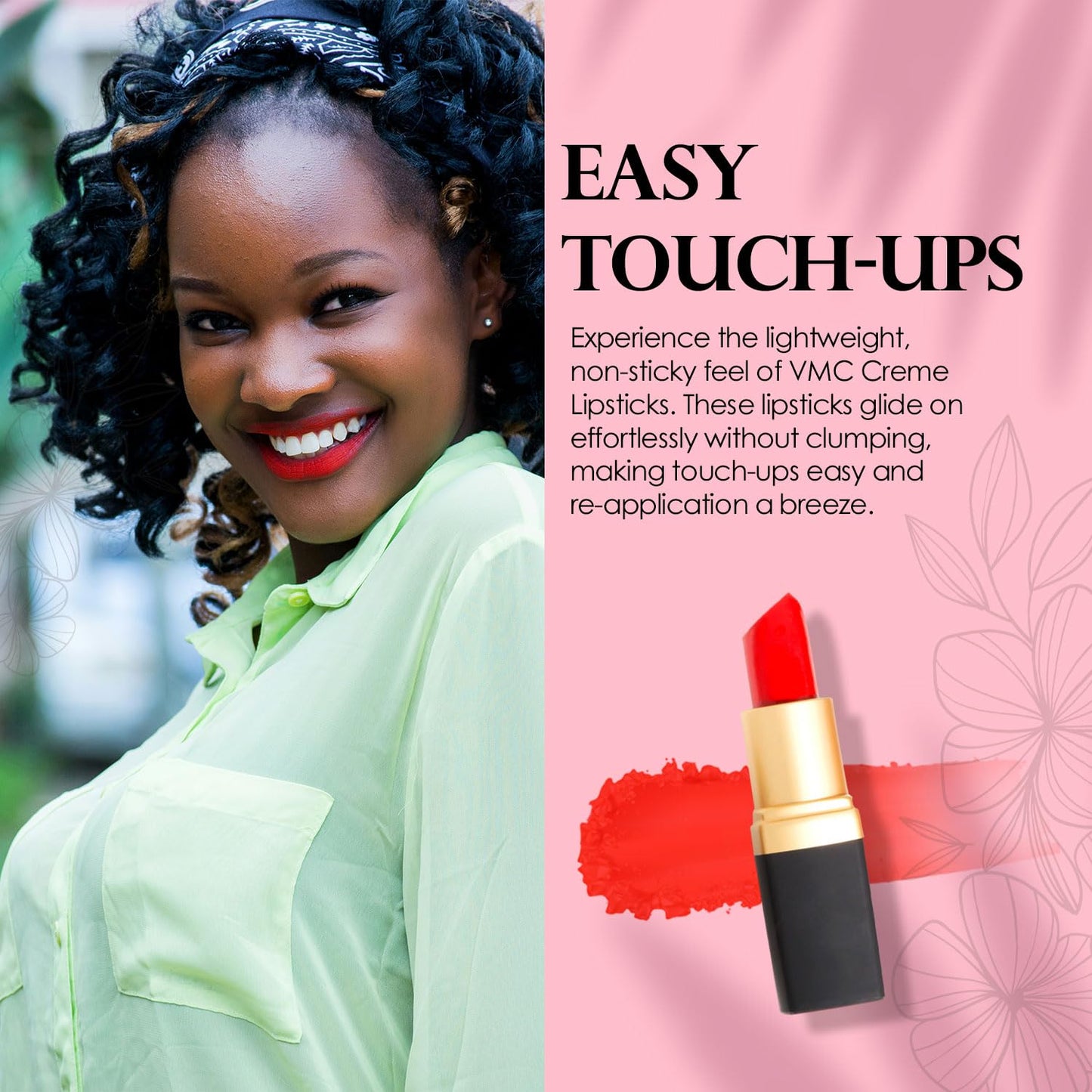 Vera Moore Cosmetics Soft Creme Lipstick - with Maximum Hydration & Moisture, Long Lasting Light Weight Opaque Color & Staying Power - Won't Feather or Fade - Fragrance & Paraben Free (Vera's Red)