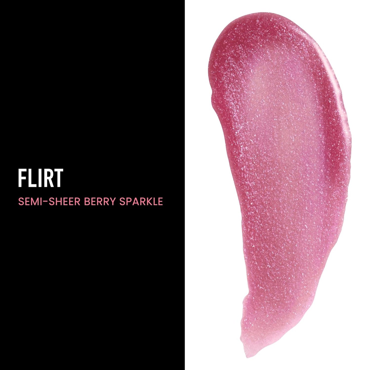 Frankie Rose Cosmetics Lip Gloss | Non-Sticky Formula, Long Lasting Gloss Shimmer, Bold Pigment & Hydrating Gloss of Lips, Flirt Shimmer Lip Gloss, 20g