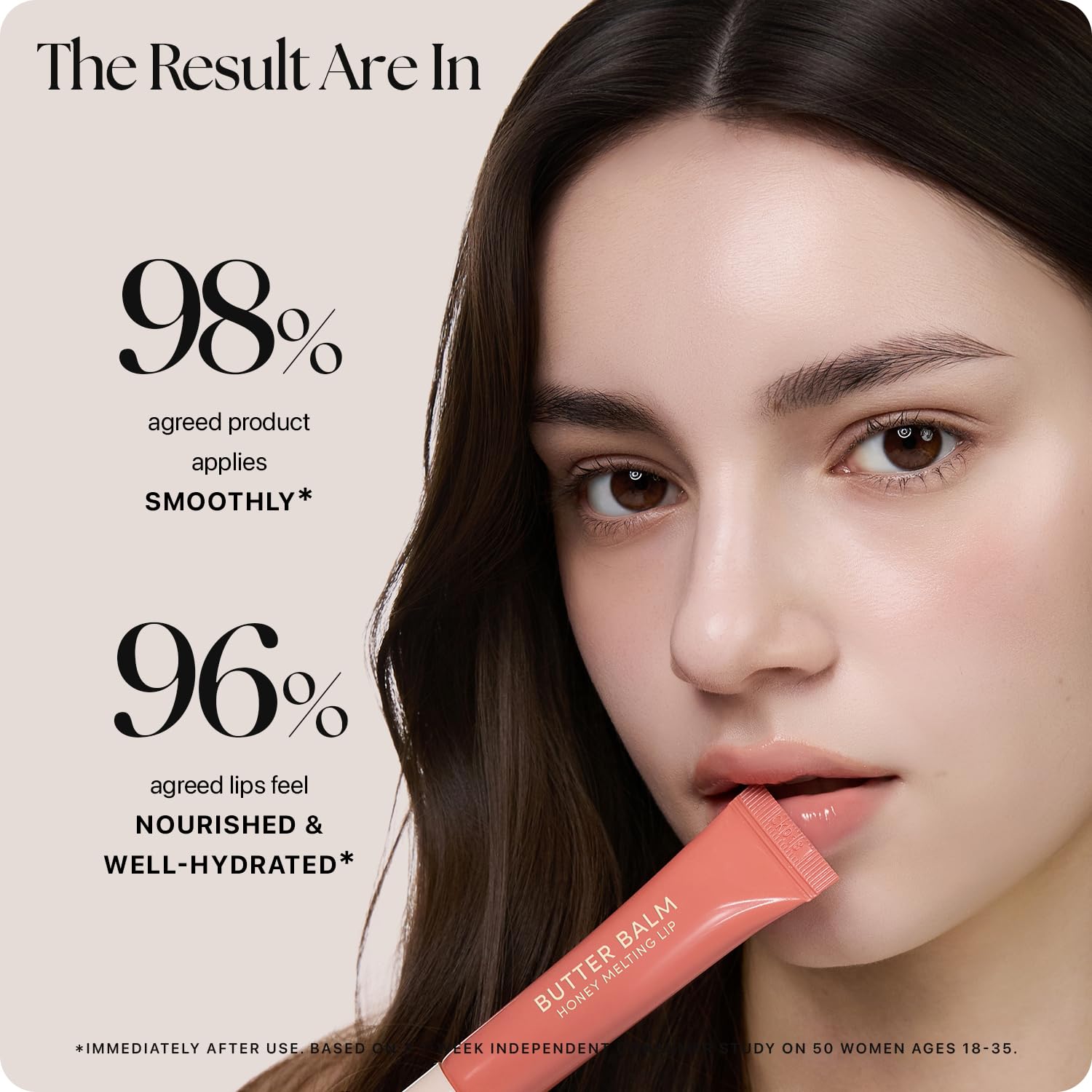 Nature Republic Honey Melting Lip Butter Balm | Hydrating Tinted Balm with Peptides, for Sheer &