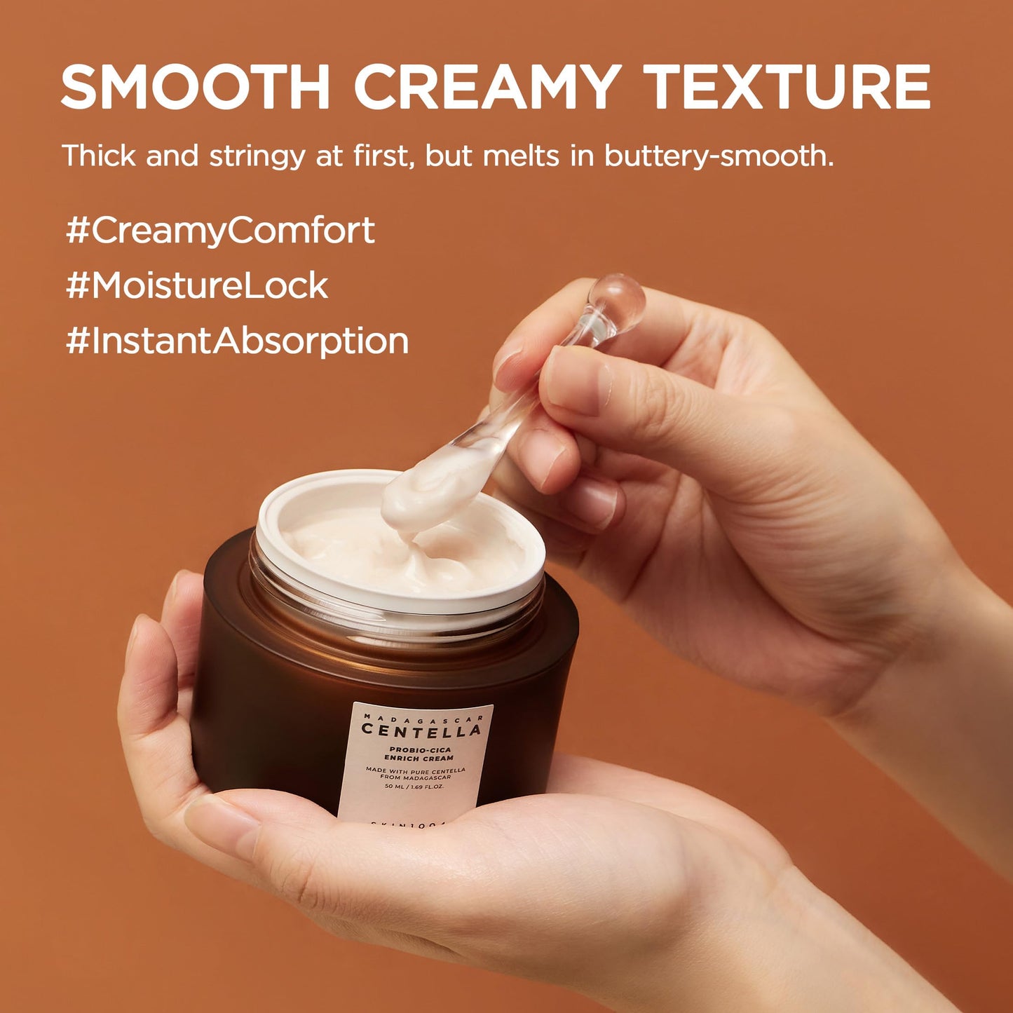 SKIN1004 Probio Cica Enrich Cream 1.69 fl.oz, 50ml, Korean Face Moisturiser, Night Face Cream with