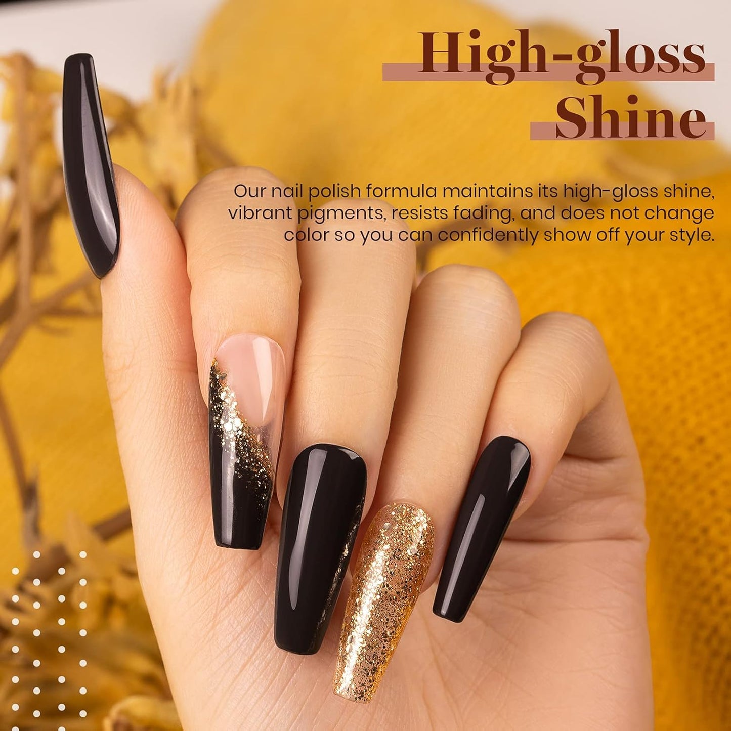 Beetles Gel Nail Polish Set, Caramel Swirl Gel Polish 6 Colors