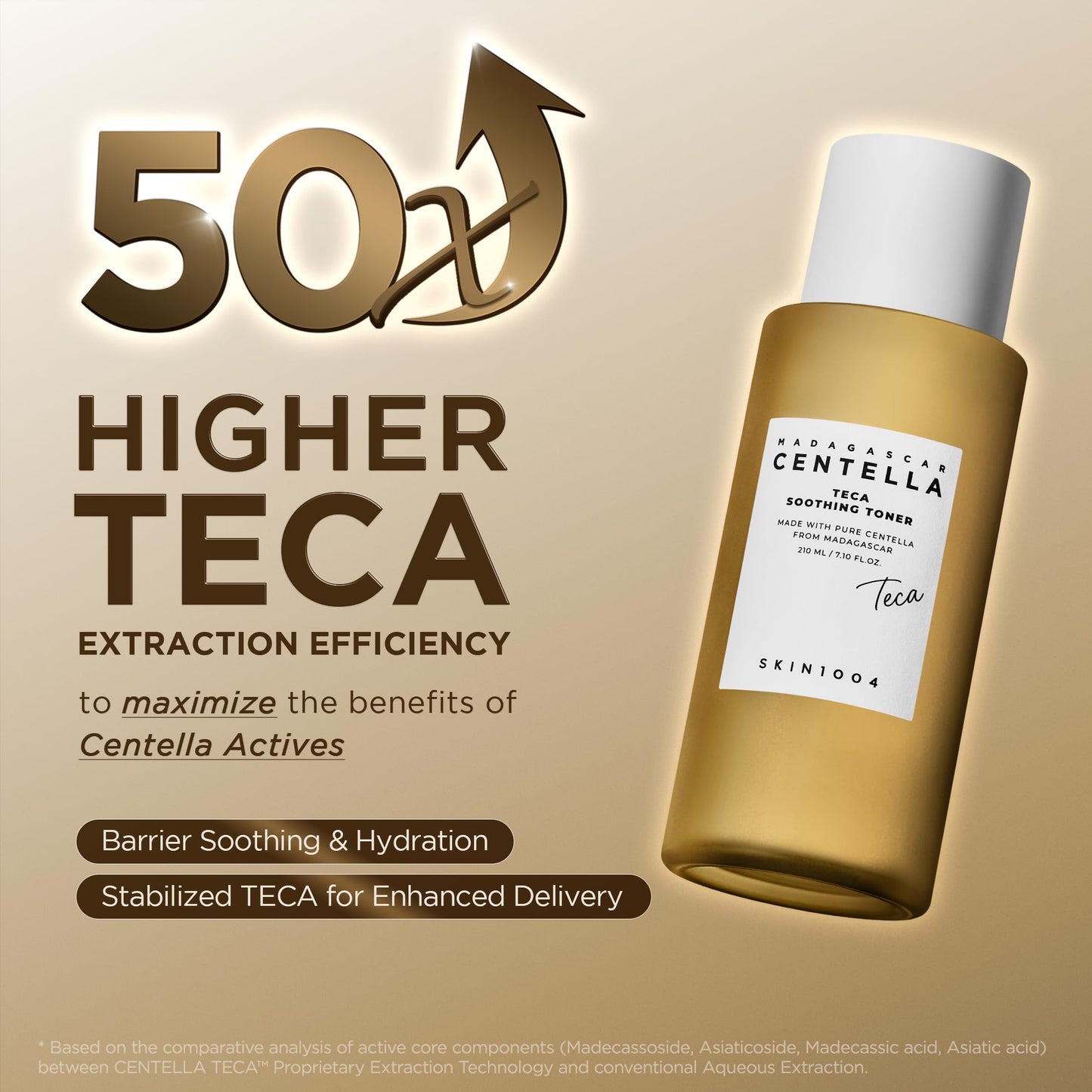 SKIN1004 Madagascar Centella TECA Soothing Toner, 50X Centella Toner for Soothing & Moisturizing
