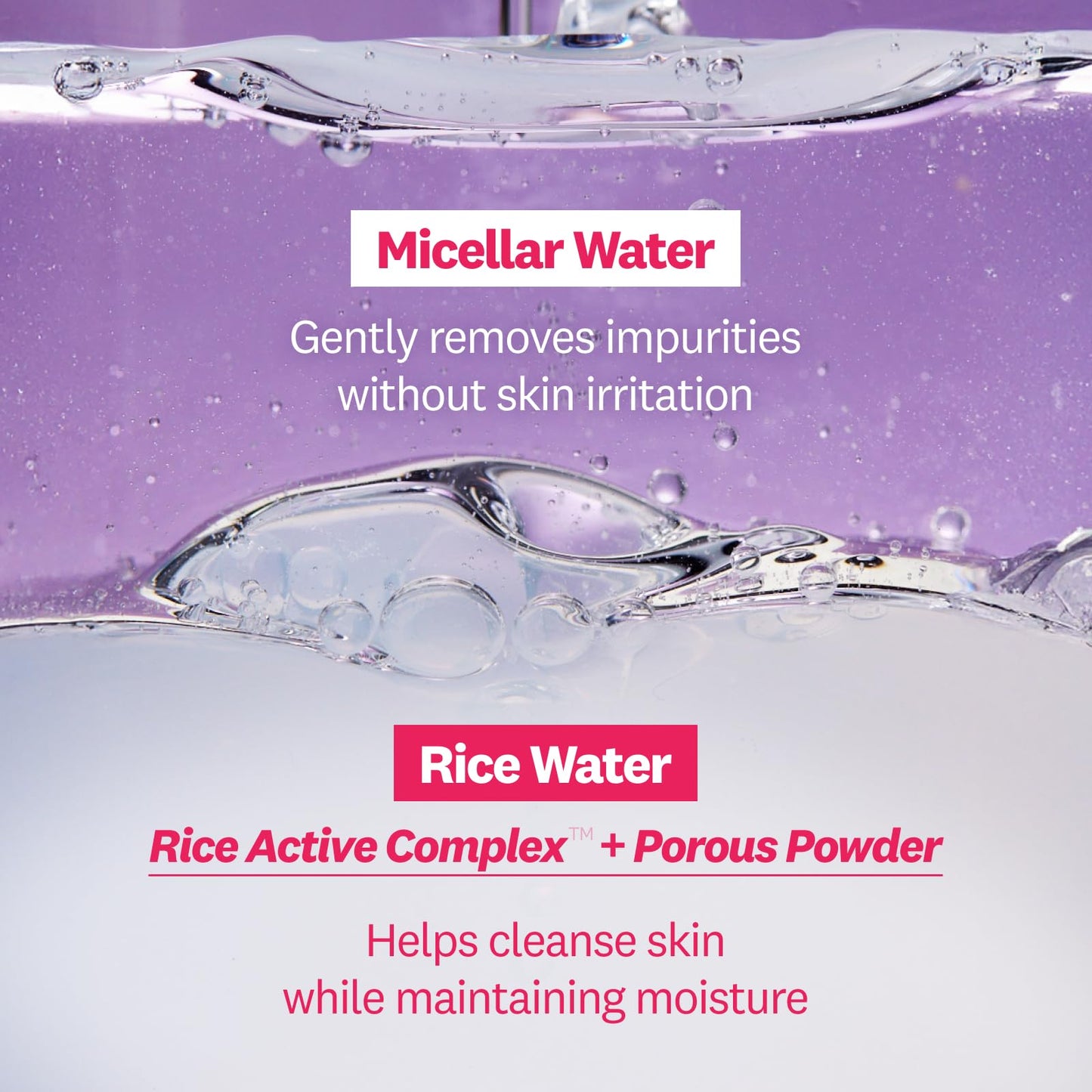 The Face Shop Rice Water Bright Micellar Water, Hydrating Face Cleanser and Makeup Remover, with