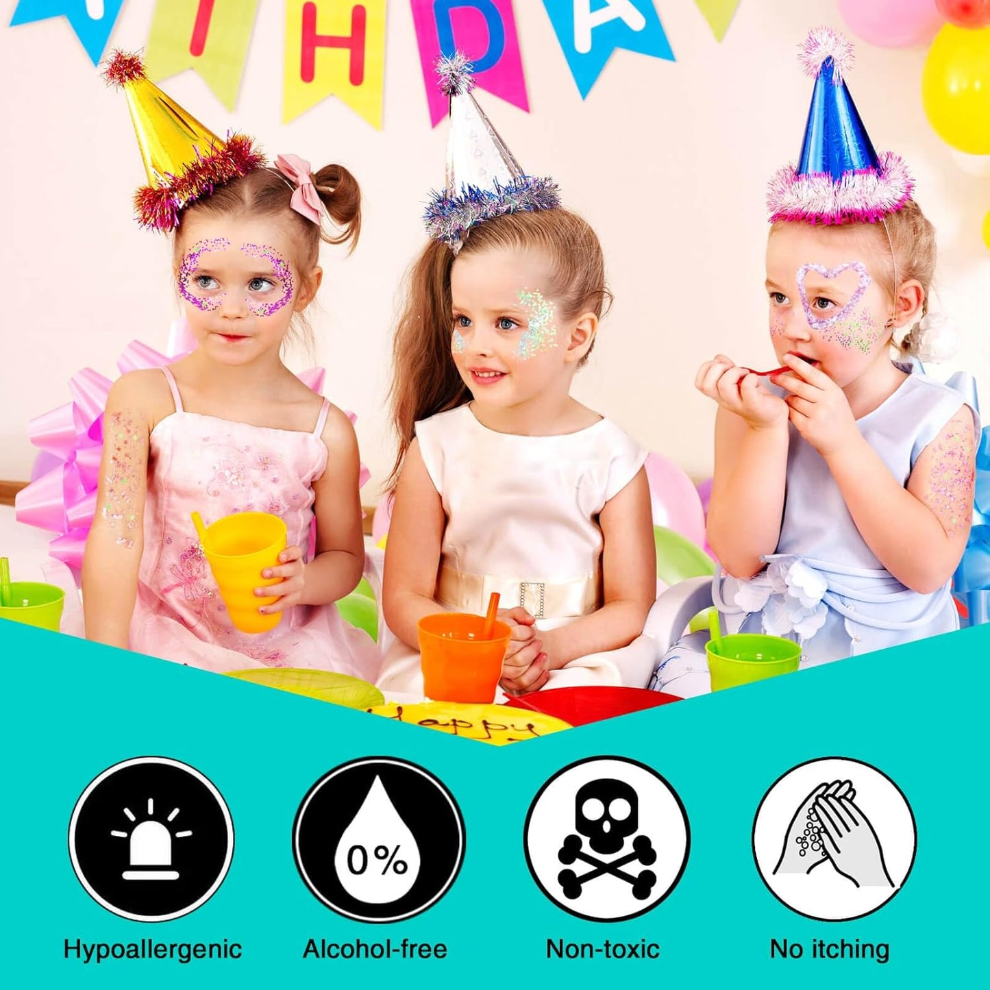 MEICOLY Pink Face Glitter,Pink Body Glitter,Sparkly Hair Glitter,Singer Concerts Lover Heart Chunky Glitter,Pink Glitter Makeup,Mermaid Glitter Face Paint