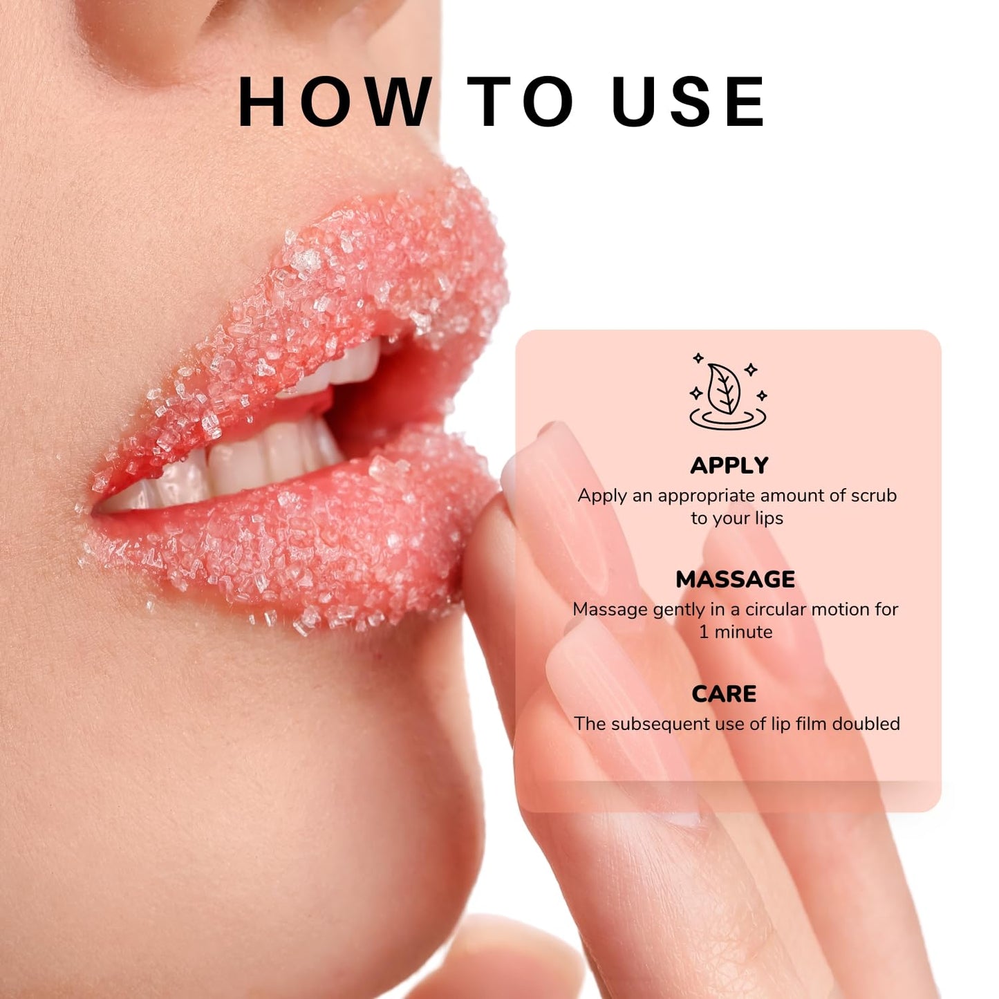 Lip Mask & Scrub Set(Peach + Honey + Collagen), Overnight Moisturizer for Cracked & Dry Lips Care, Hydrating Plumper Kit, Sugar Exfoliator Gift for Women