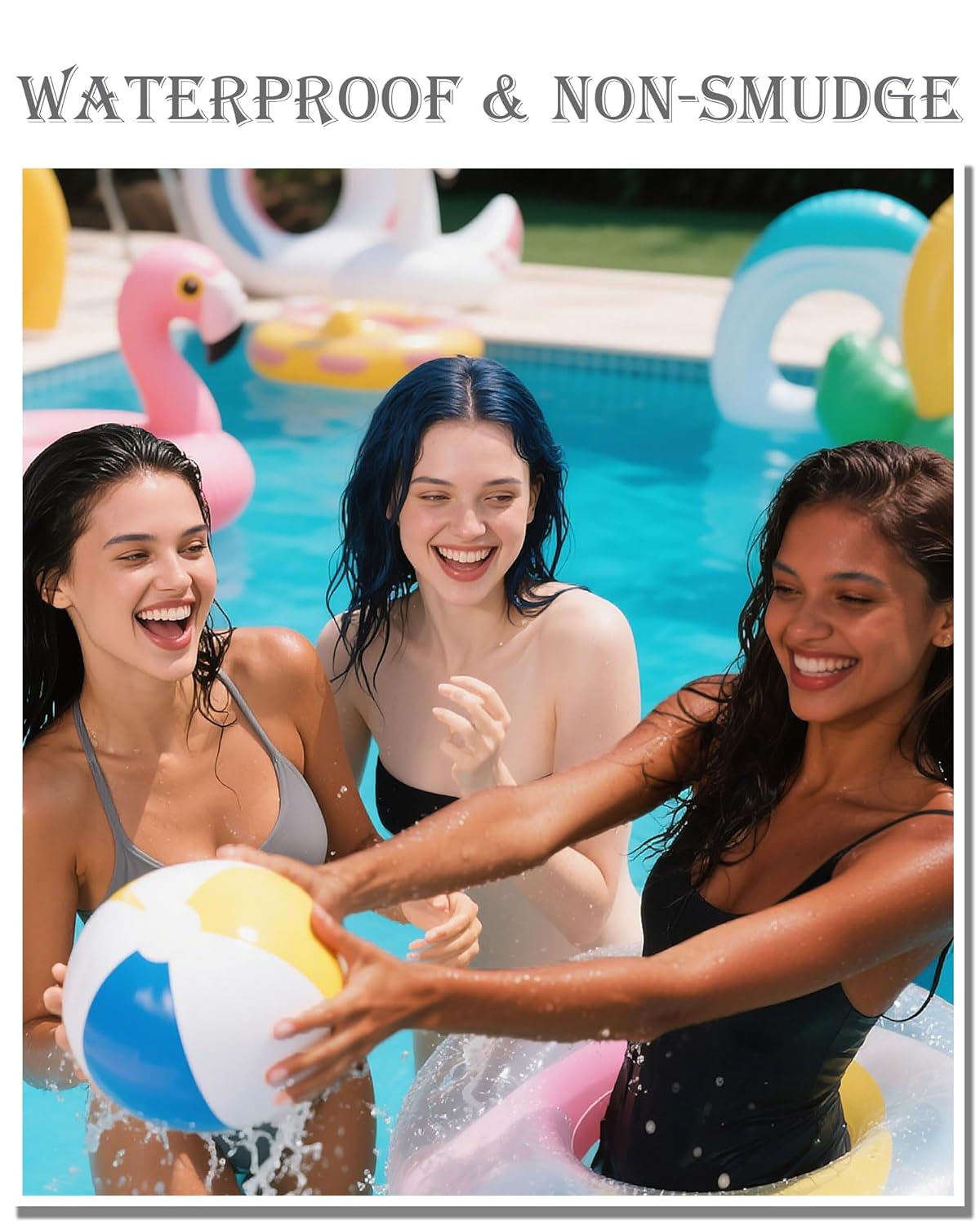 Gray Eye Brow Pencils for Women, 6Pcs Waterproof Eyebrow Pencil, 1.5mm Micro-Fine Tip & Spiral Brush with Brow Razors Perfect for Creating a Natural and Delicate Eyebrow Look Makeup