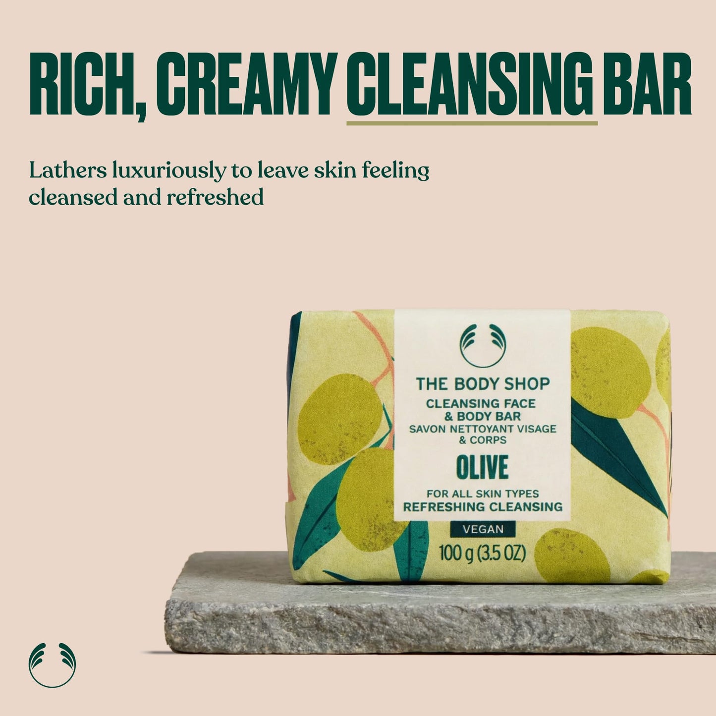 The Body Shop Olive Soap, 3.5 Ounce