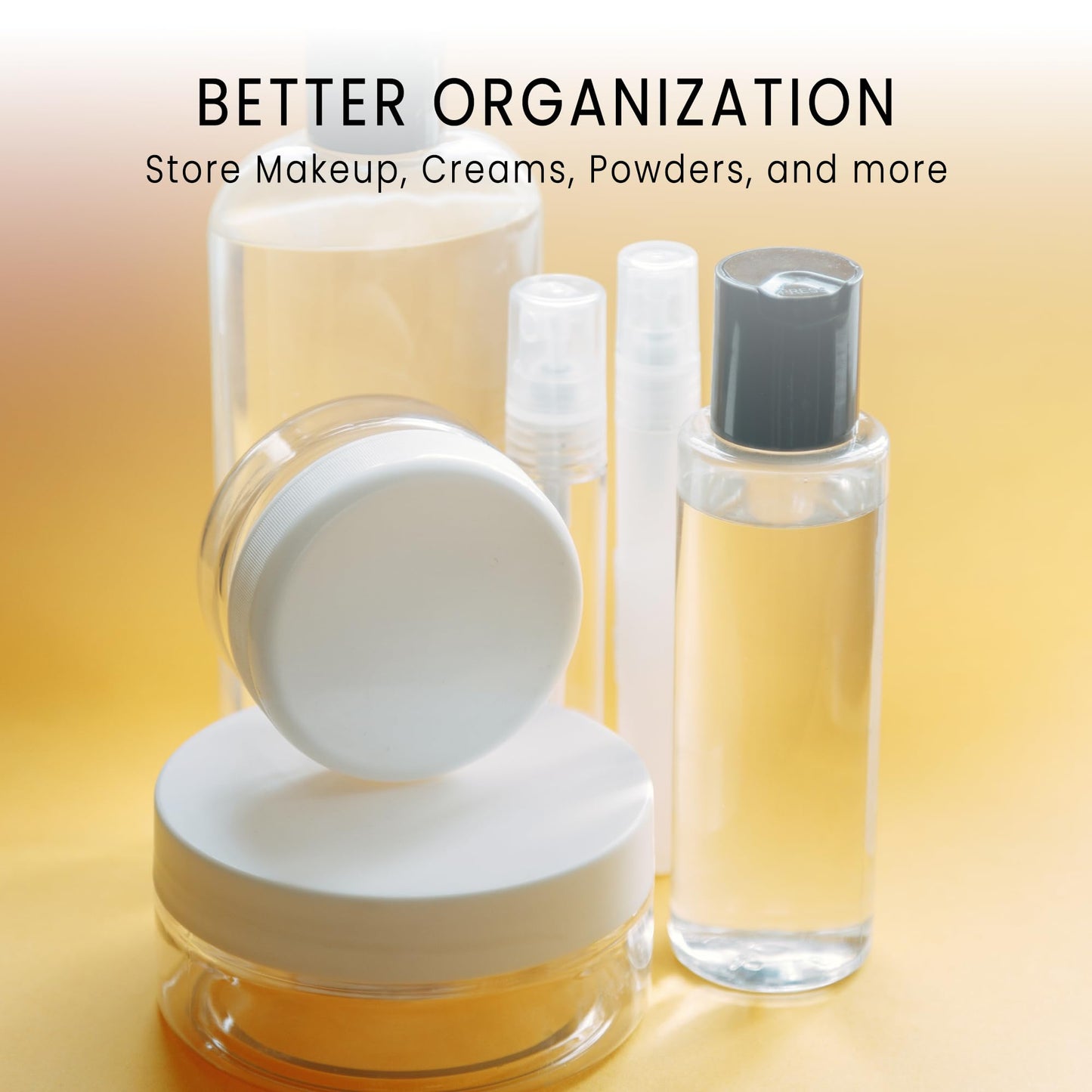 (Quantity: 200 Pcs) Beauticom 5G/5ML Round Clear Jars with Pink Lids for Cosmetics, Medication, Lab