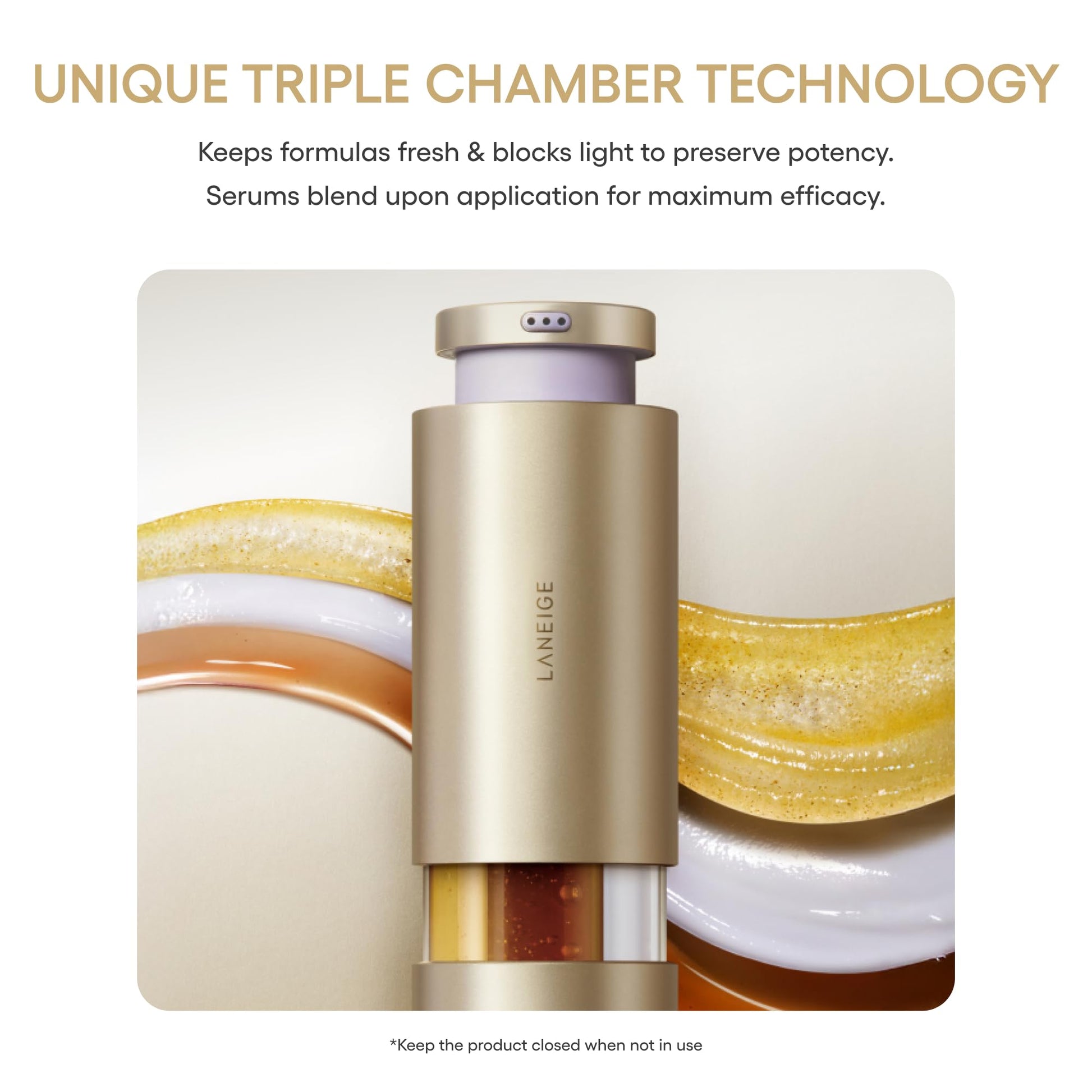 LANEIGE Perfect Renew 3X Signature Serum: Retinol, Ceramide & Collagen Peptides for Wrinkle Care