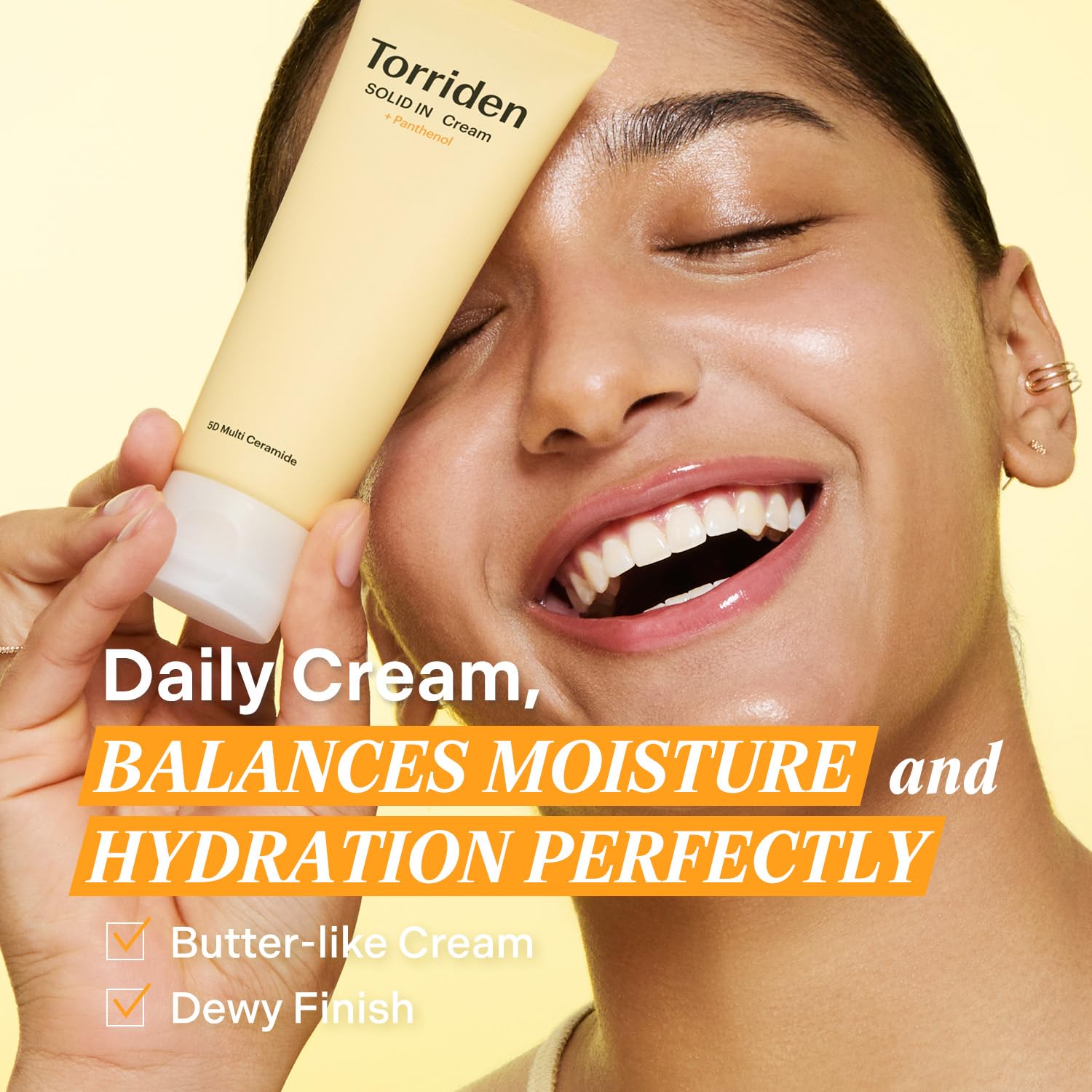 Torriden SOLID IN Ceramide Cream 70ml (2.36 fl. oz.) | Ceramide Moisturizer for Healthy Skin