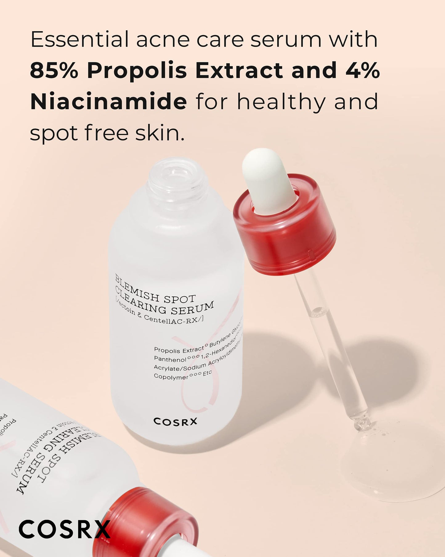 COSRX Blemish Spot Treatment, Niacinamide EGF Serum, 1.35 fl.oz