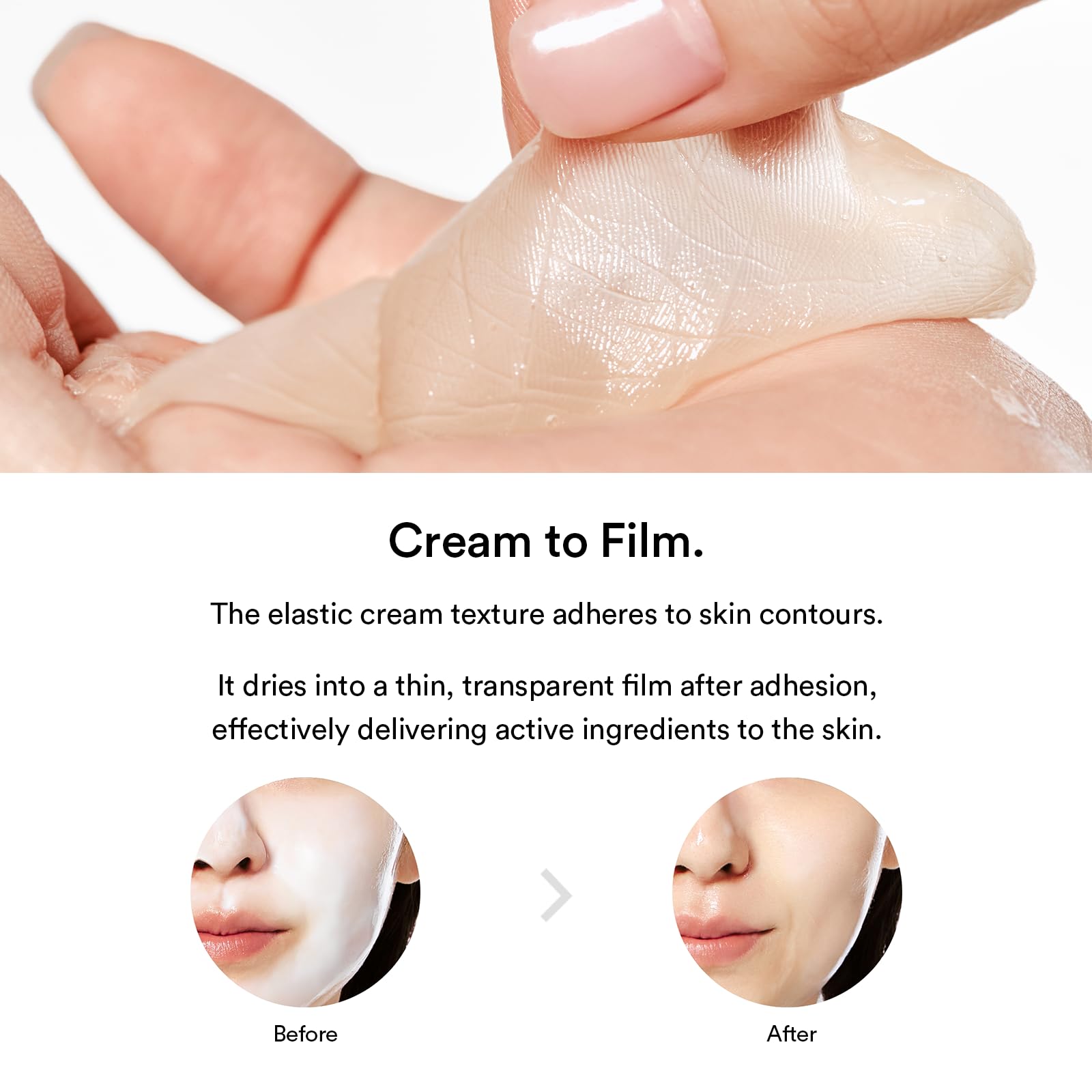 Abib Dark Spot Collagen Overnight Wrapping Mask Glutathione Film, Peel Off Face Mask for