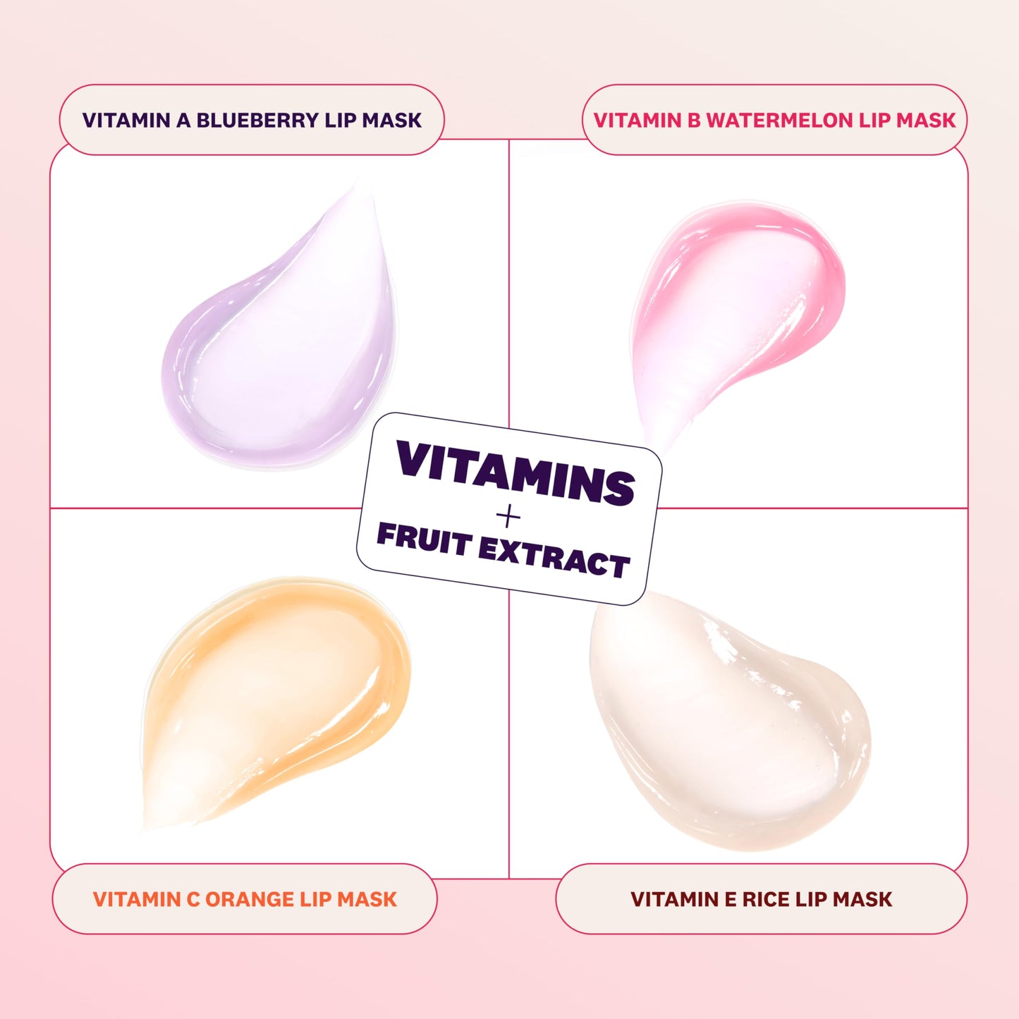 THE FACE SHOP Vitamin B & Watermelon Lip Mask, Soothing & Moisturizing Lip Balm, Lip Sleeping Mask