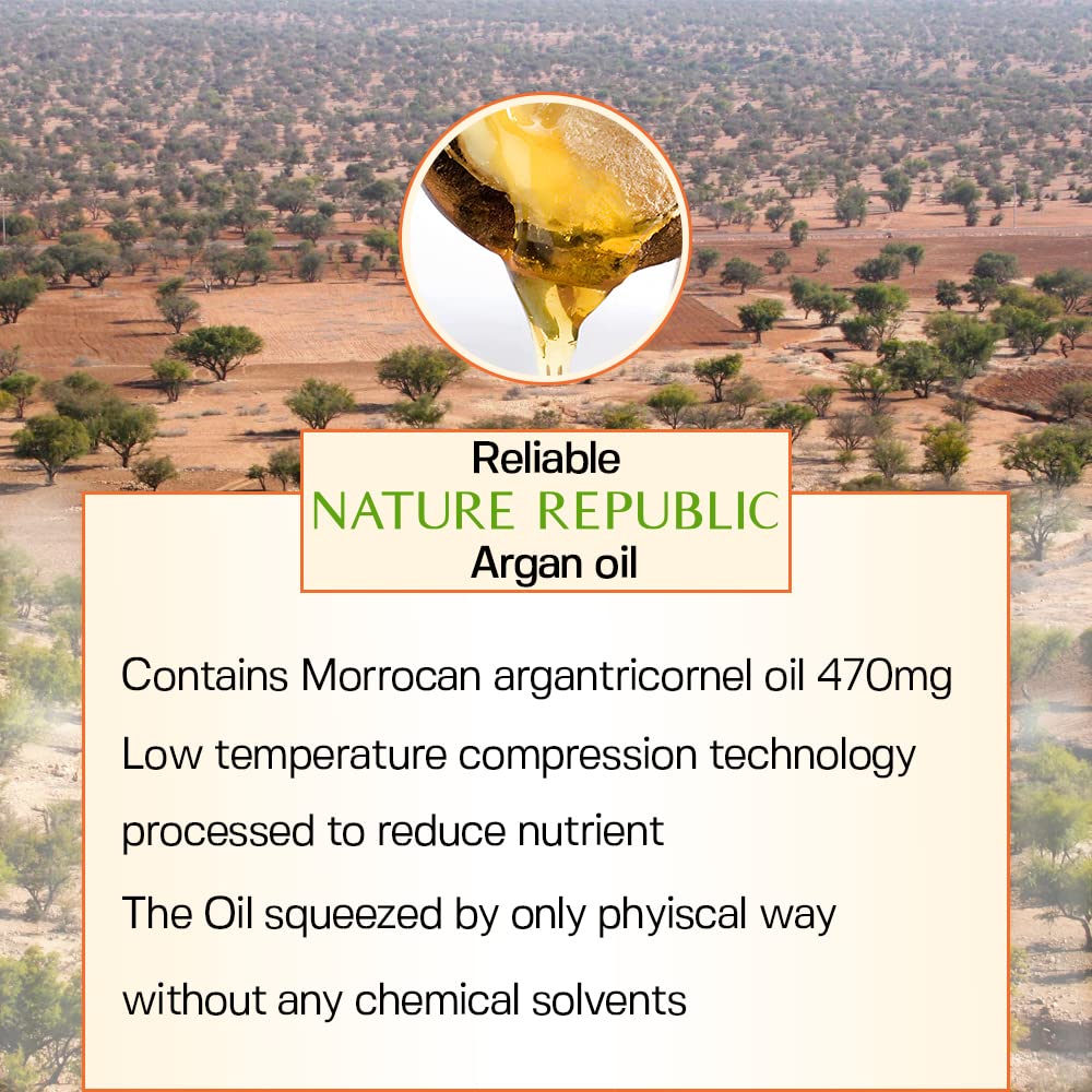 Nature Republic Argan Essential Deep Care Hair Pack, 200 ml / 6.76 Fl Oz