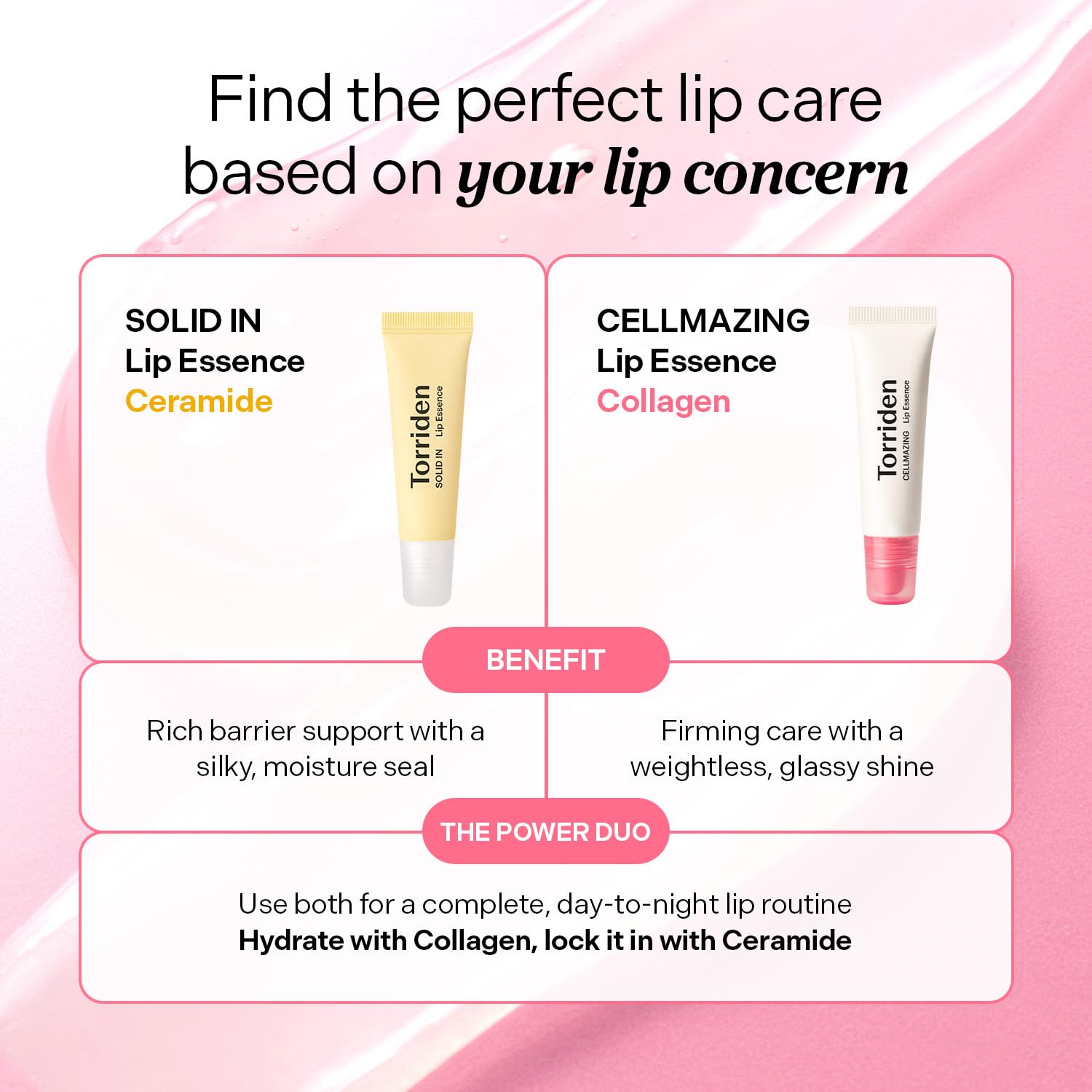 Torriden CELLMAZING Glass-Like Shine Lip Essence, 11ml (0.37 fl.oz) | Weightless Hydration for