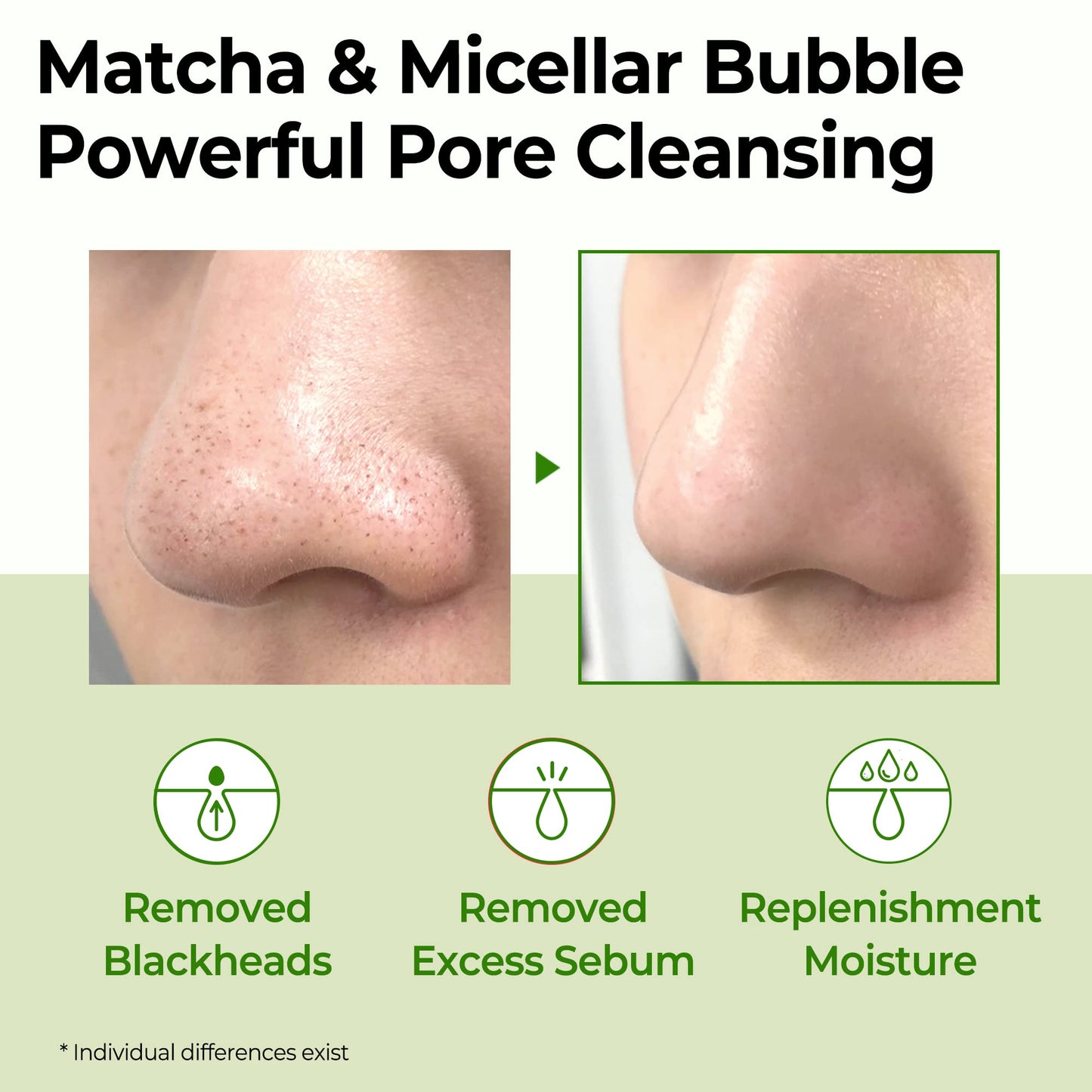 SOME BY MI Super Matcha Pore Clean Cleansing Gel - 3.38Oz, 100ml - Made from Matcha Extracts for