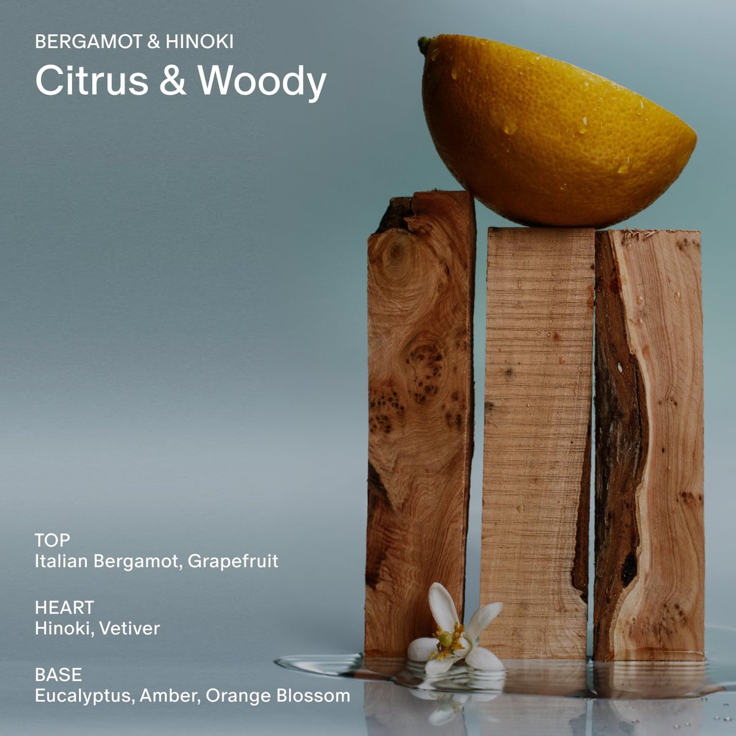 Salt & Stone Body Mist, Bergamot & Hinoki Scent, Skincare Infused Perfume Hair & Body Spray for Women and Men, Hydrating Fragrance with Glycerin and Red Algae, Vegan, Cruelty Free, 3.4 fl oz