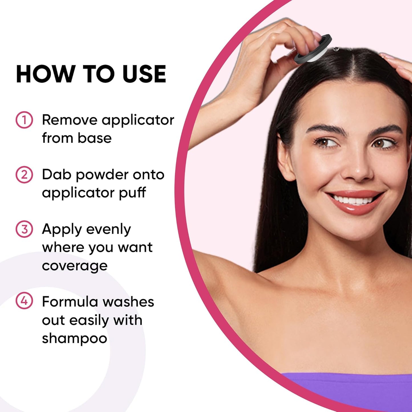 GBG Hairline Powder, Auburn - 48-Hour Coverage Root Touch Up Powder for Bald Spots, Instant Hair Loss Concealer & Brightening Highlights - Hair Fillers for Thinning Hair for Women & Men, 4g