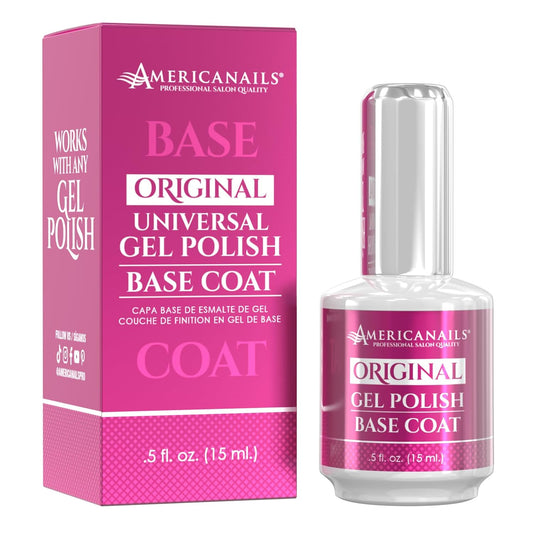 Americanails B1 Gel Polish Base Coat - Original Dual Cure Formula for Maximum Adhesion, Long