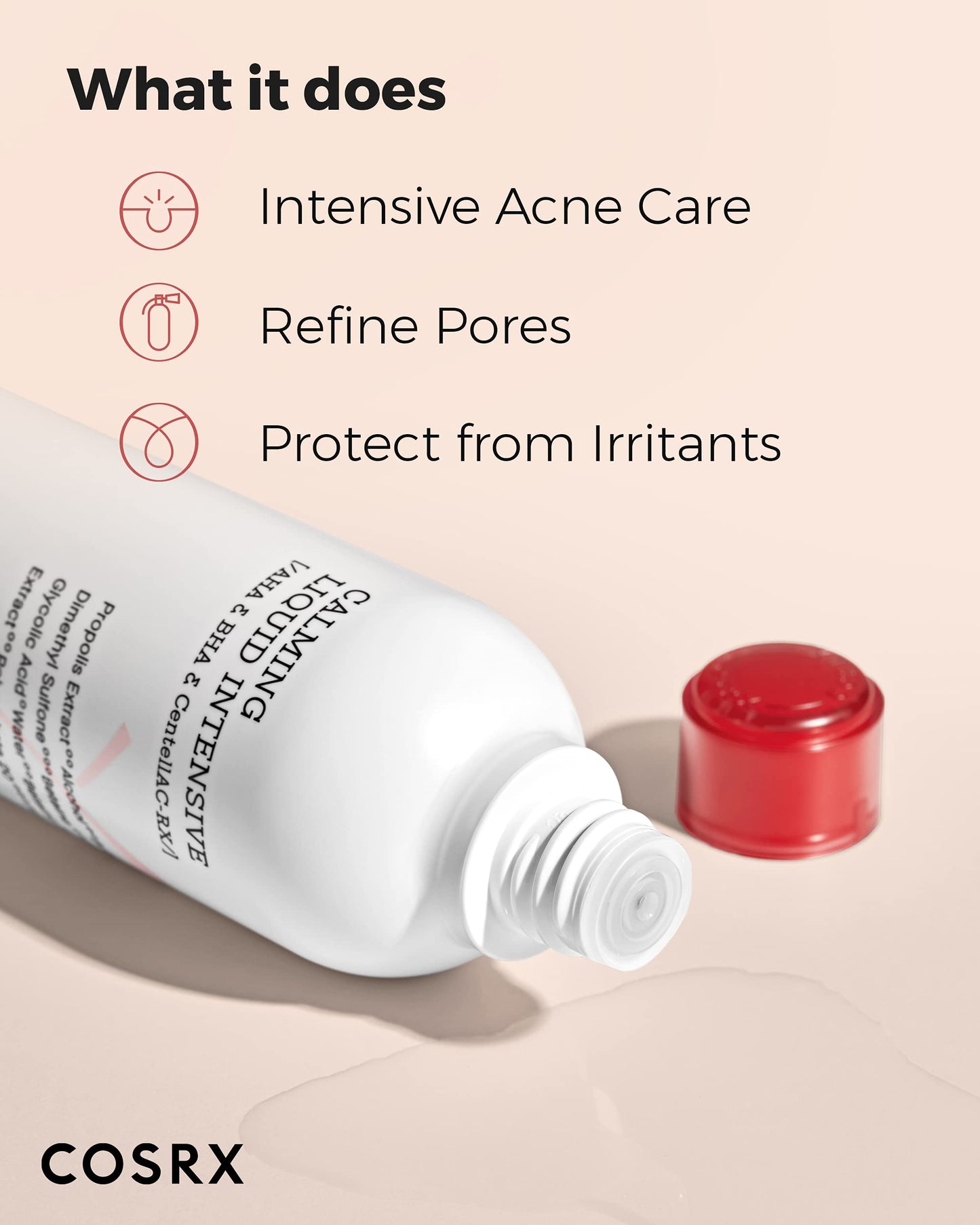 COSRX Acne Calming Intensive Toner, AHA BHA Toner, 4.22 fl.oz