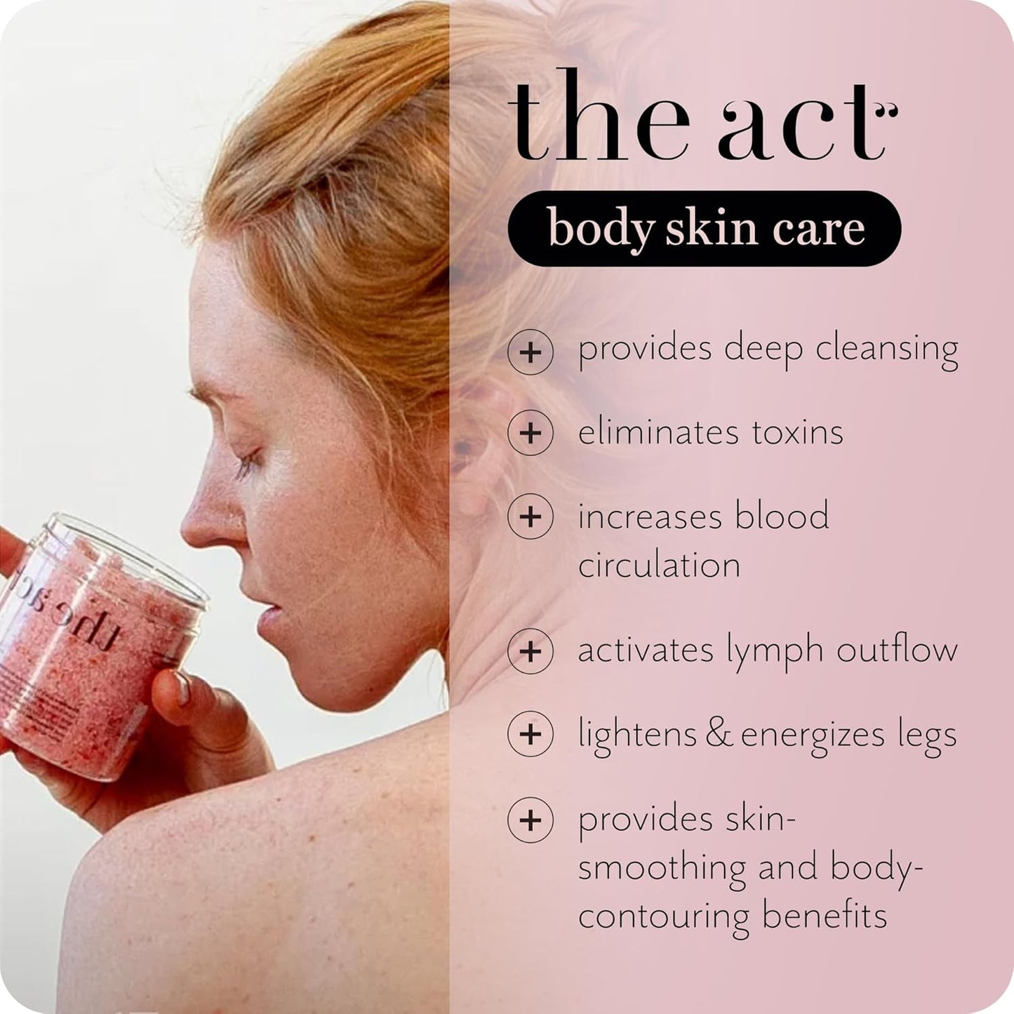 Detox Organic Body Scrub with Himalayan & Sea Salt - Anti Cellulite Nourishing Restores Cleanser Scrubs for Legs, Feet, Hands - Gifts for Women Men, Home Spa Care, Vegan (10.58 Oz, Grapefruit)