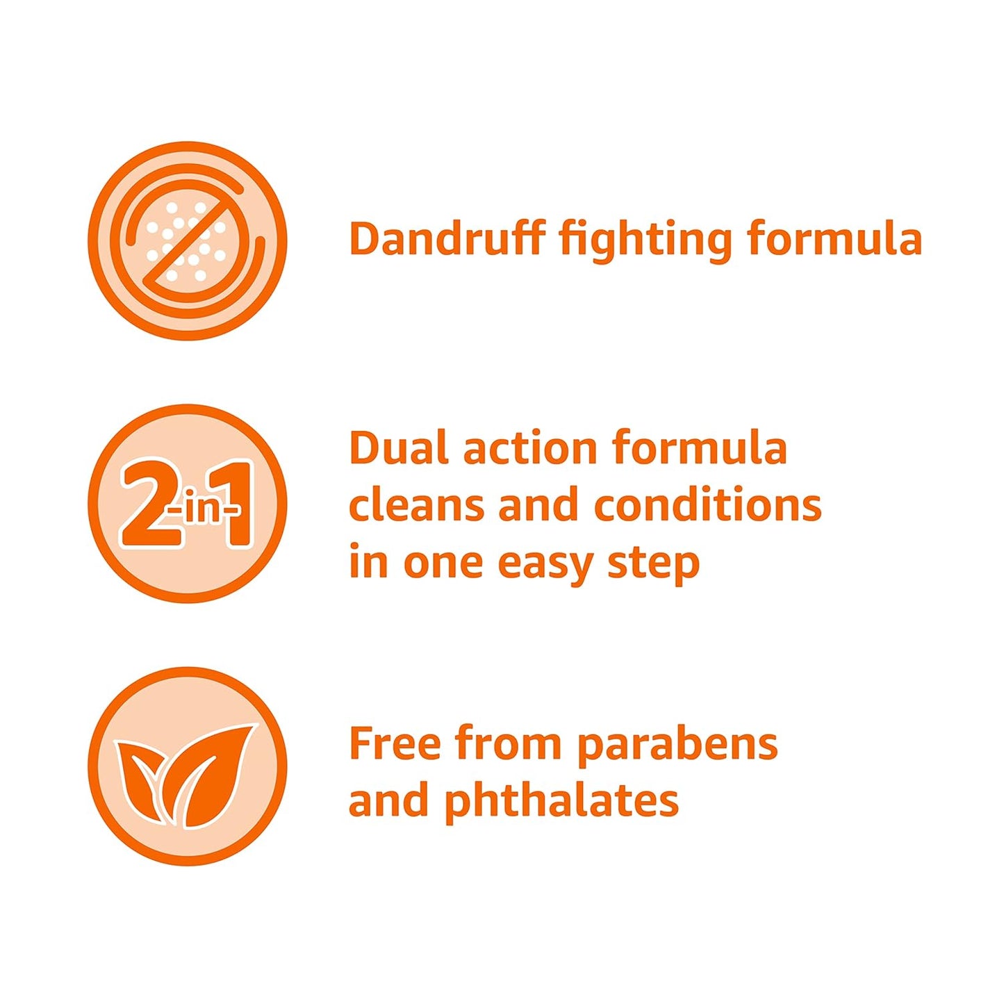 Amazon Basics 2-in-1 Dandruff Shampoo and Conditioner for Men, Smooth Spice Scent, 14.2 Fluid Ounces, 1-Pack (Previously Solimo)