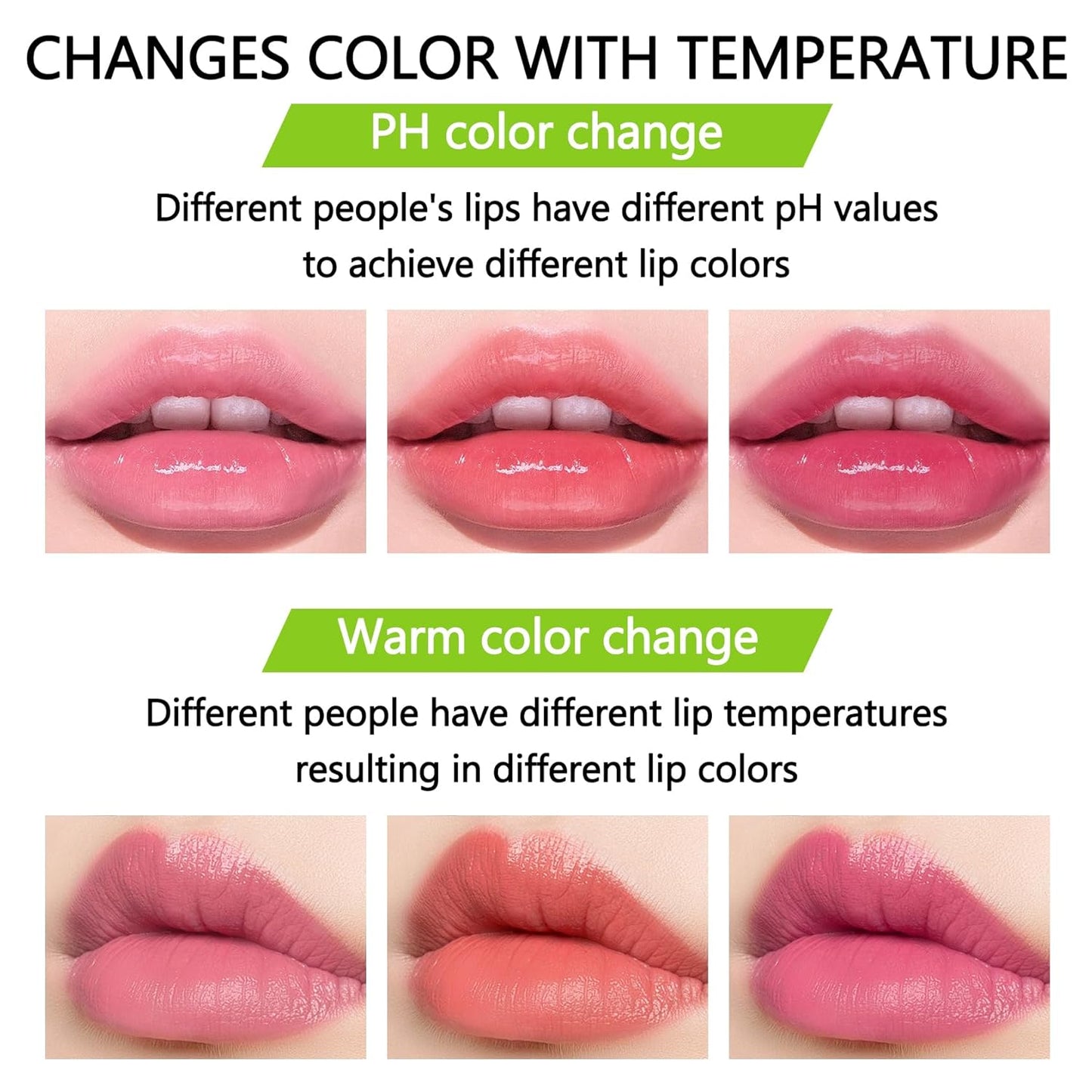 3PCS Aloe Vera Color Changing Lipstick,Crystal Jelly Tinted Lip Balm,Magic Color Change Lipgloss Set,Hydrating Lip Balm,Long-lasting Waterproofing Lipstick for Makeup