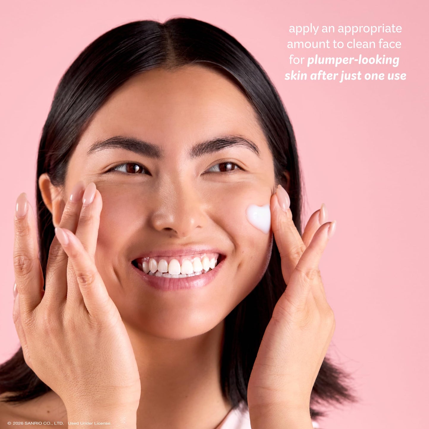 The Crème Shop Hello Kitty Peach Cloud Cream, Hydrating Face Moisturizer