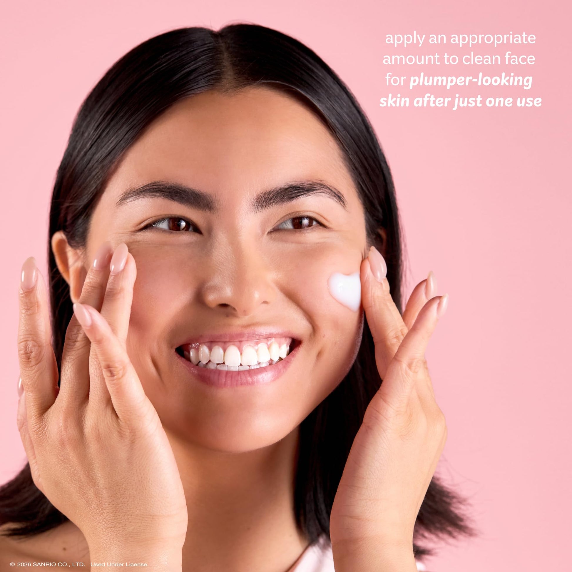 The Crème Shop Hello Kitty Peach Cloud Cream, Hydrating Face Moisturizer