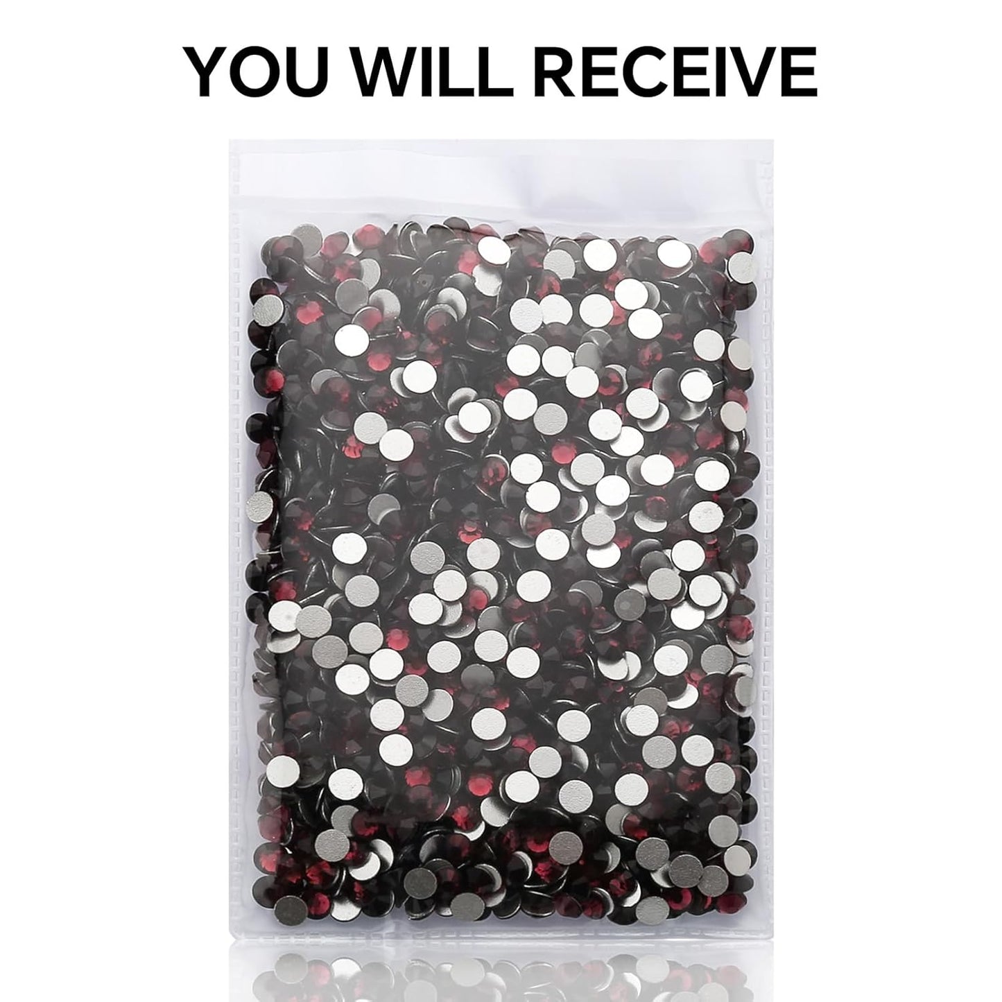 1440Pcs Amethyst Crystal Rhinestones,Glass Flatback Rhinestones Gemstones for Nail Face Makeup Art Crafts Clothes Decoration -(SS20,4.8mm,Amethyst)